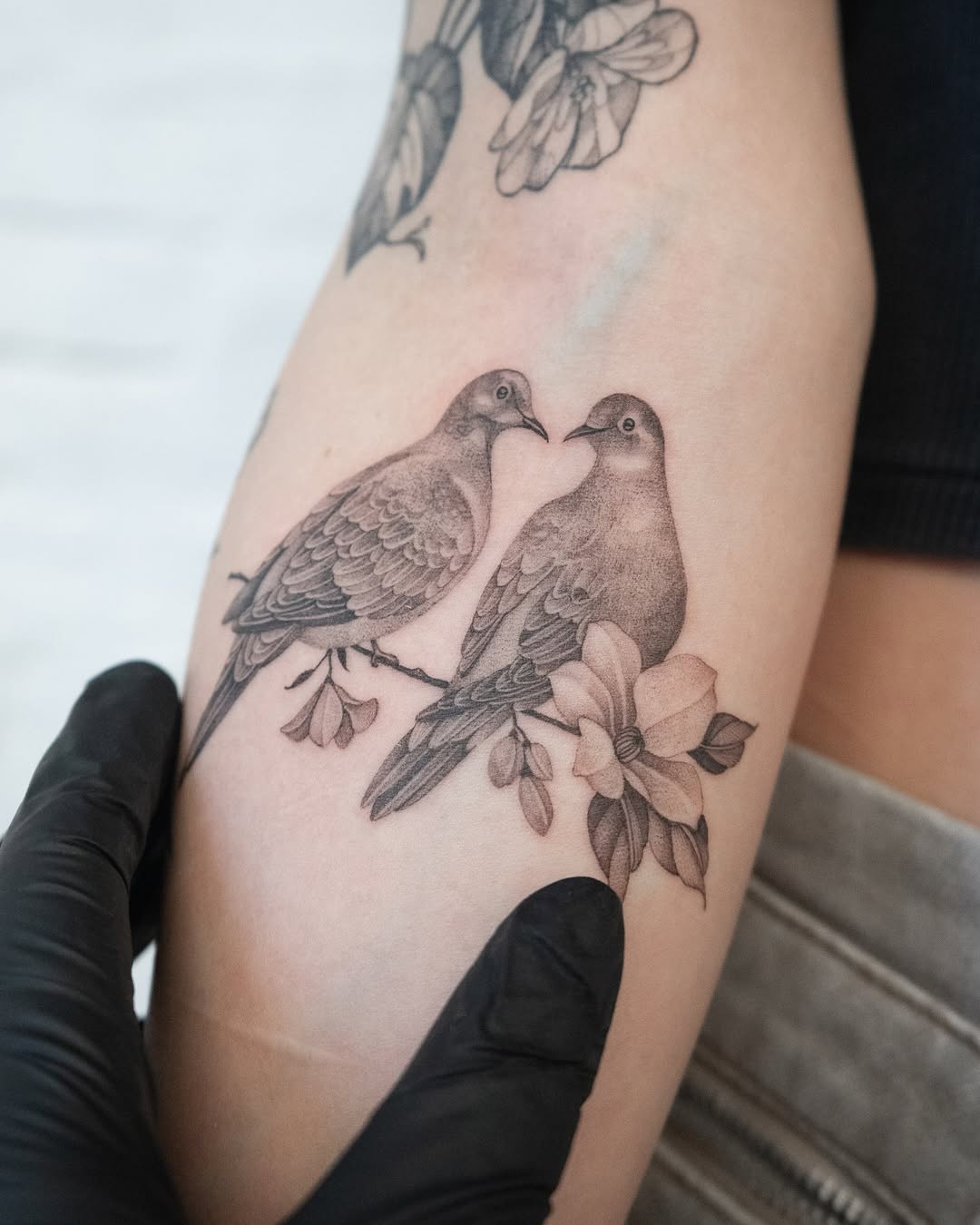 Tattoo by @lilyblu.ink — realism, black_and_grey