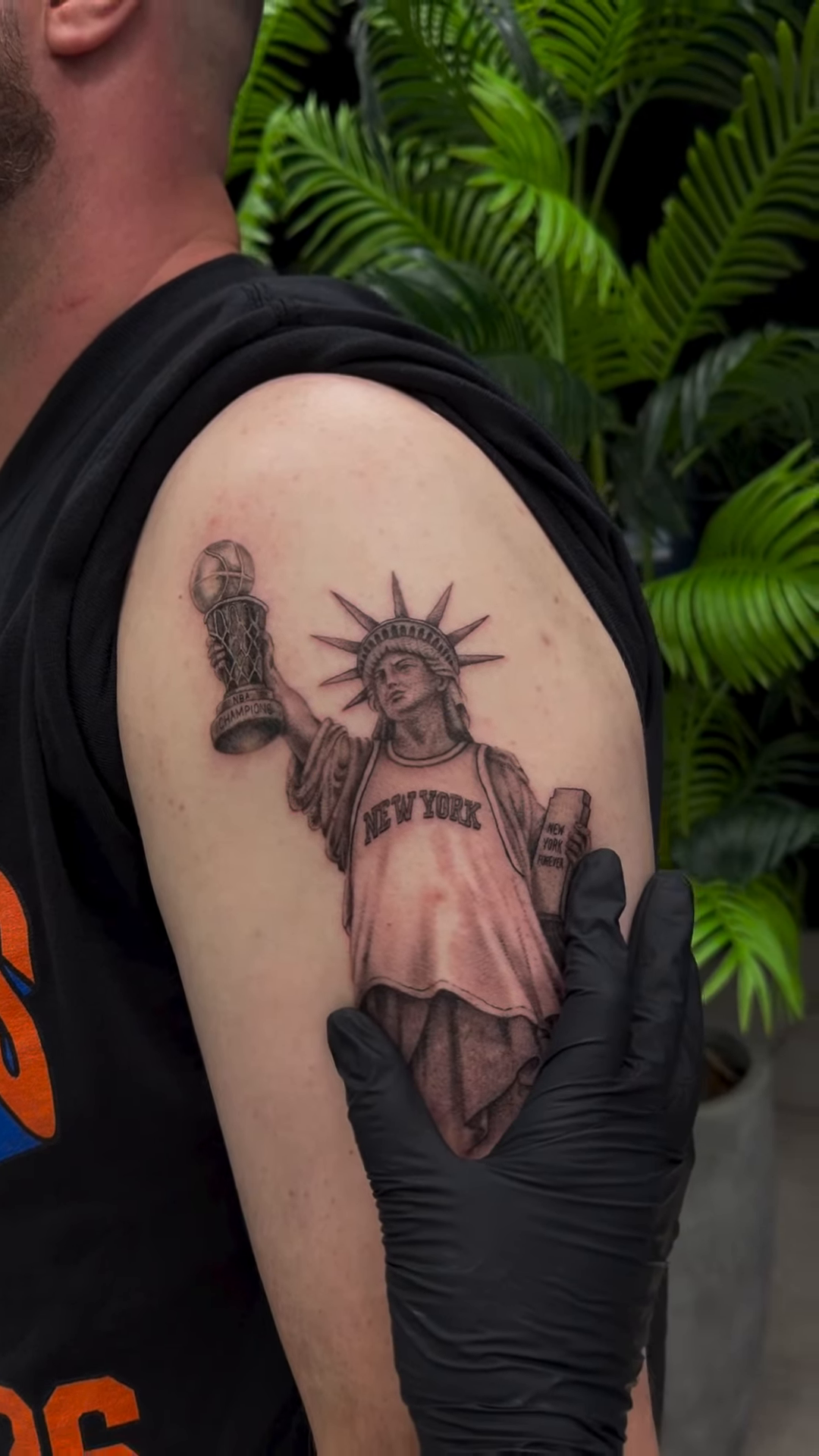 Tattoo by @lina_valentina — black_and_grey, realism