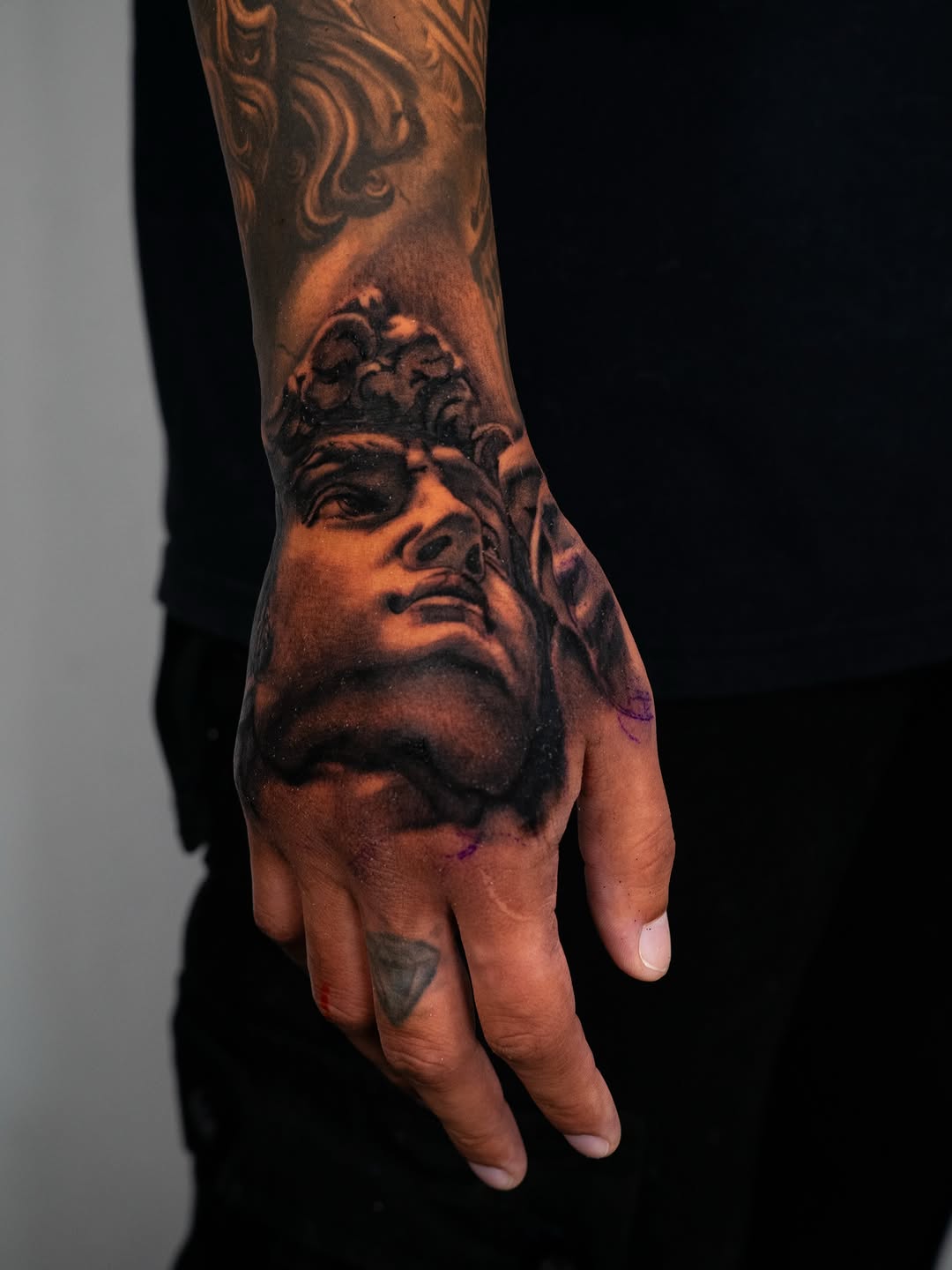 Tattoo by @nligdie β realism, black_and_grey