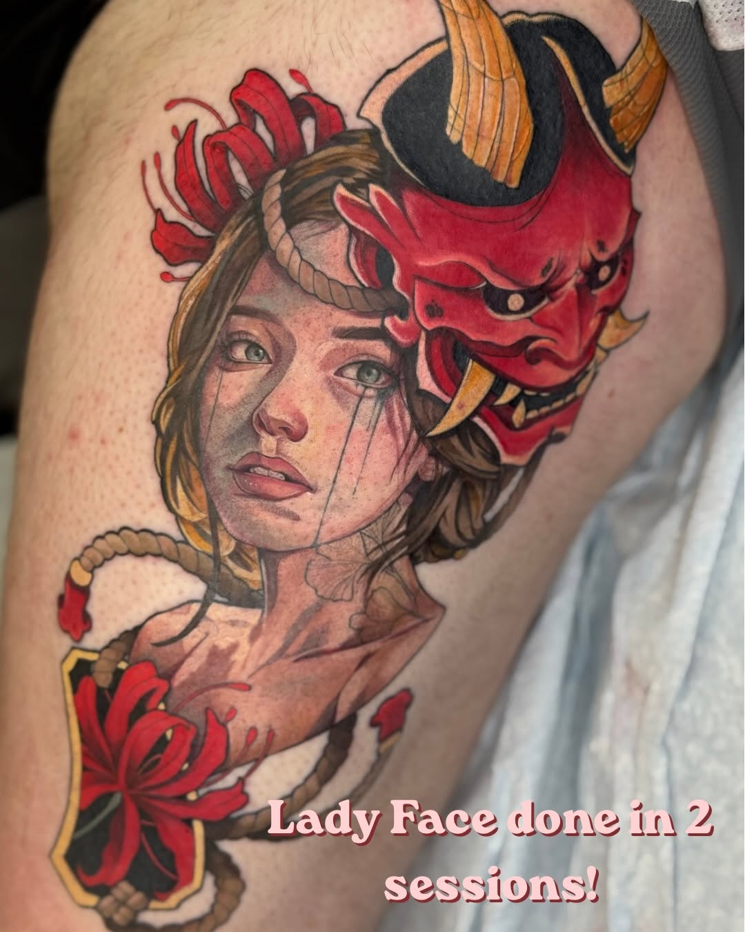 Tattoo by @lissbei — realism, japanese_irezumi