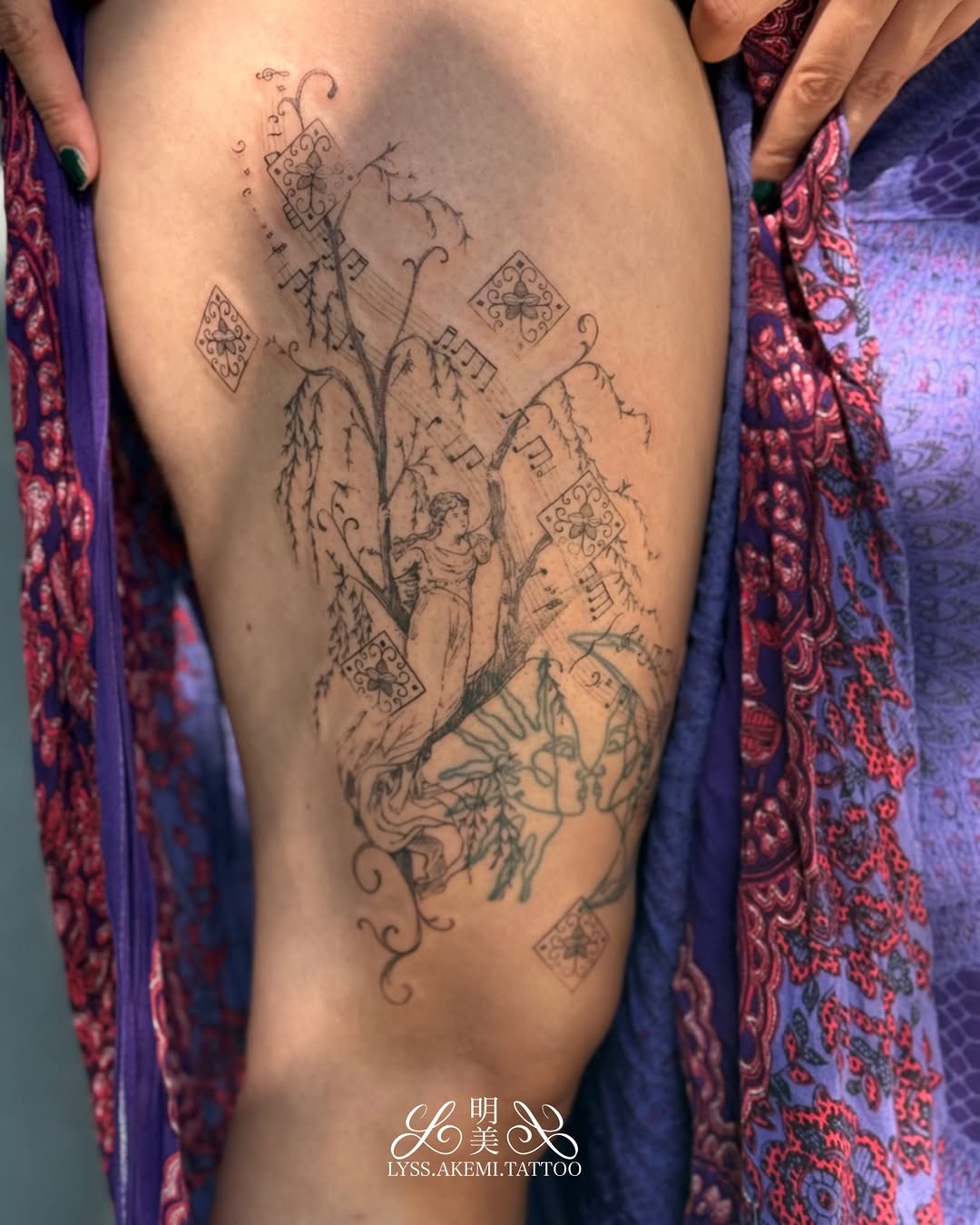 Tattoo by @lyss.akemi.tattoo — illustrative, fine_line