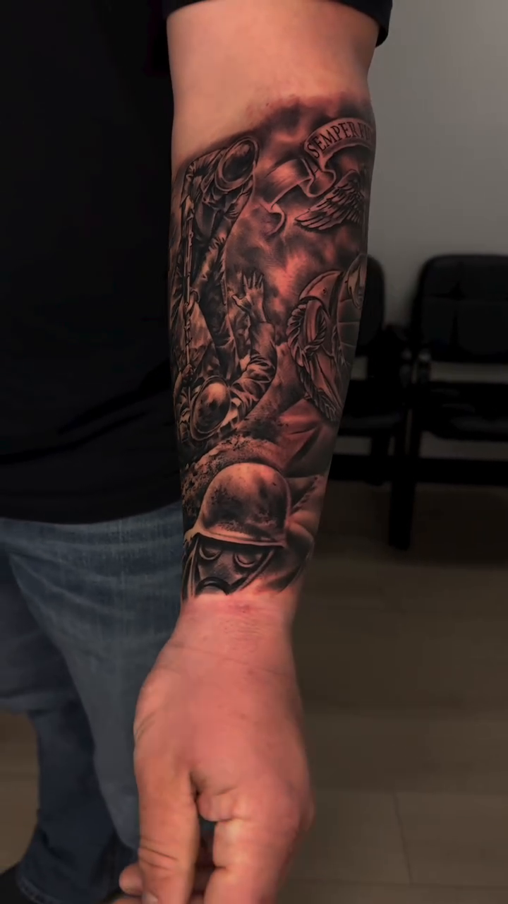 Tattoo by @valg703_tattoo — black_and_grey, realism