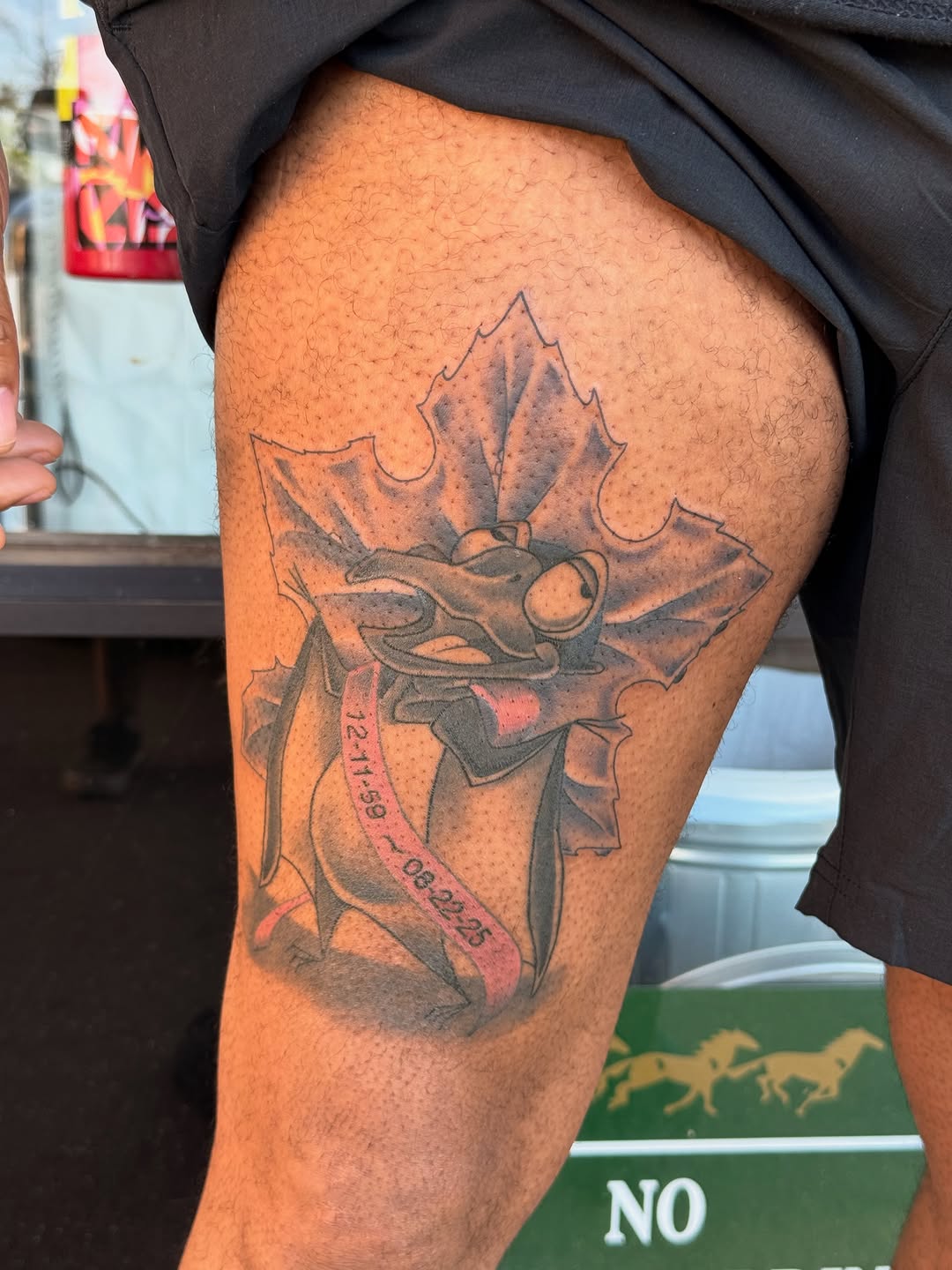 Tattoo by @trinatatuaje — black_and_grey, realism