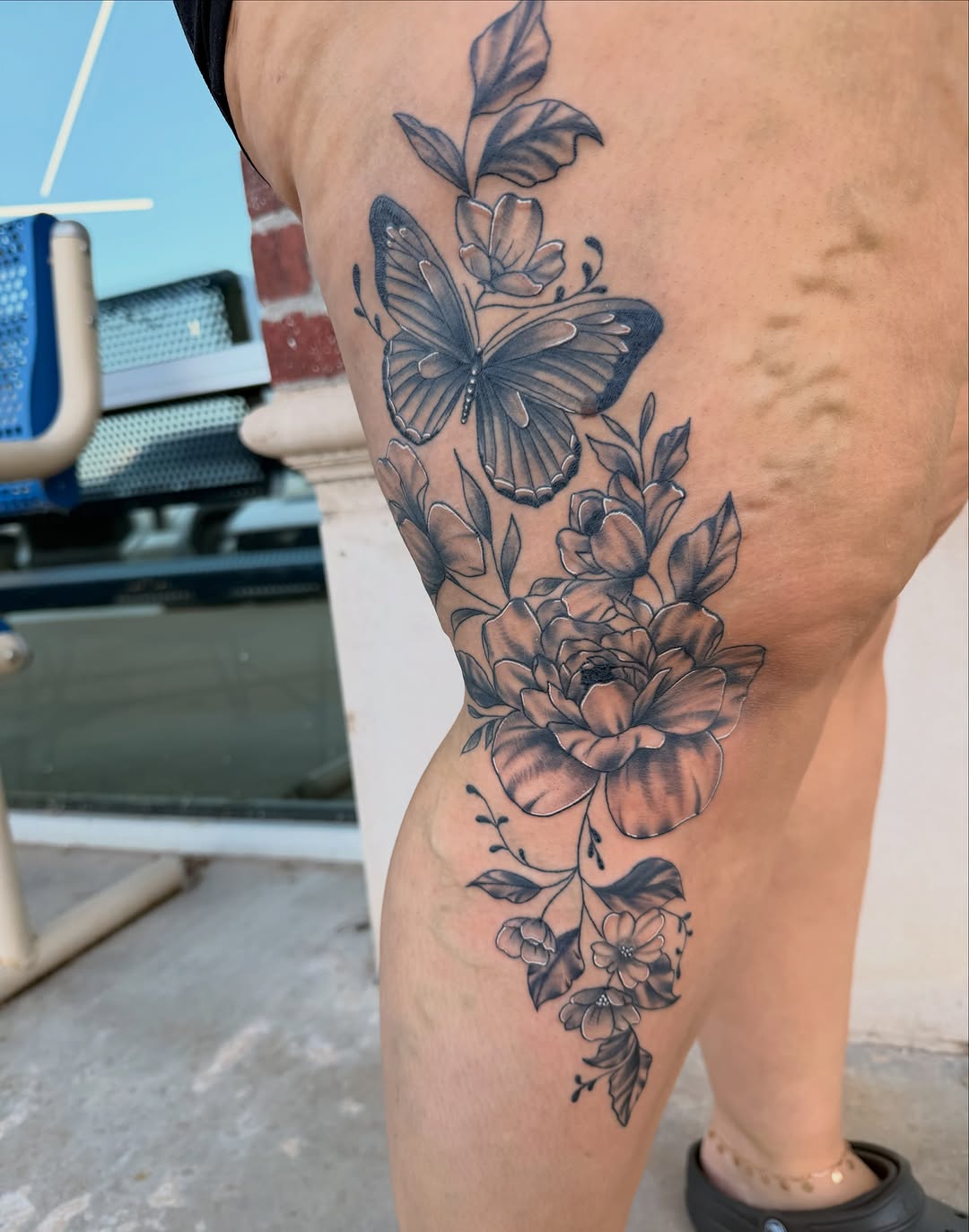 Tattoo by @lexiodam_tattoos — black_and_grey, realism