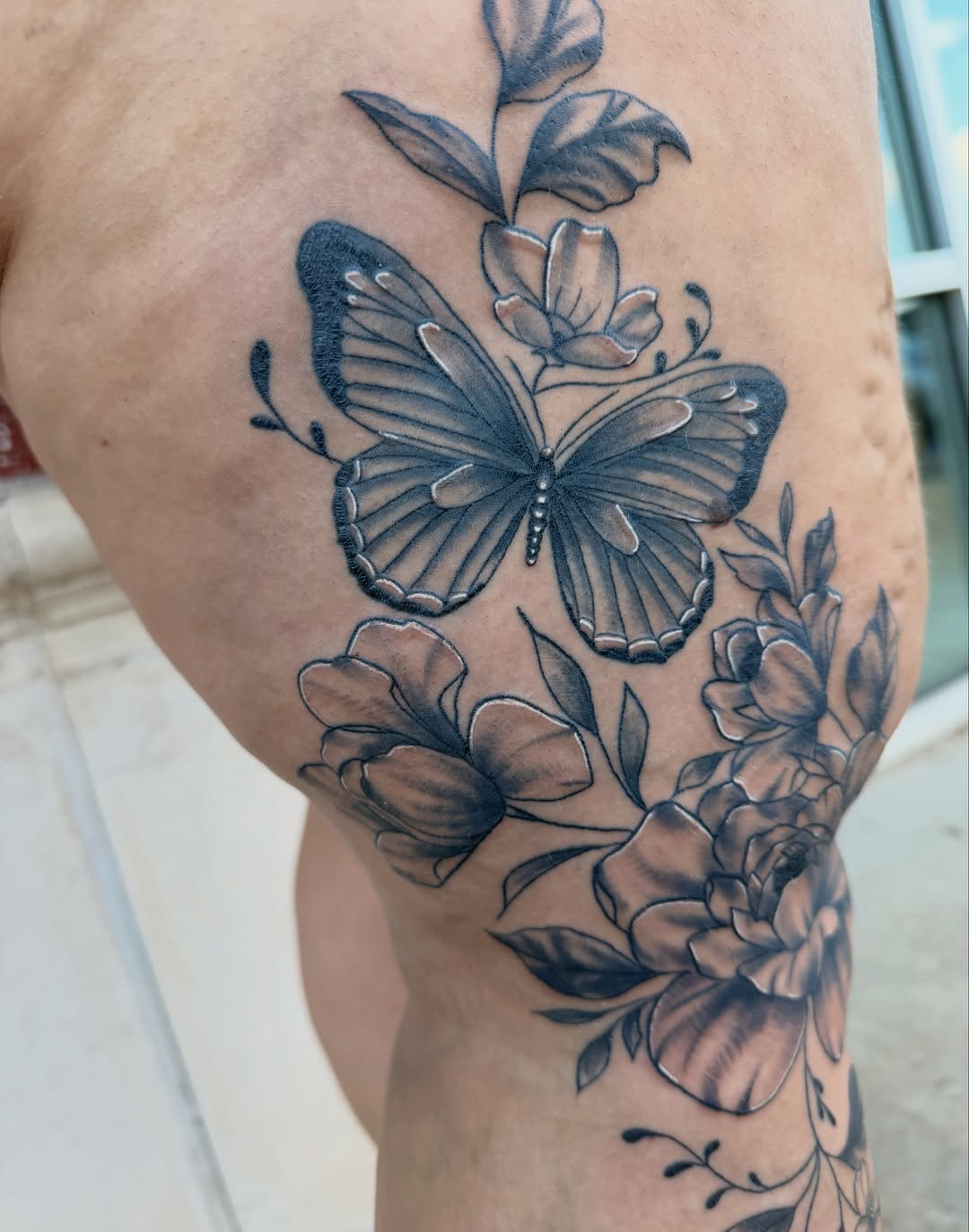 Tattoo by @lexiodam_tattoos — black_and_grey, realism