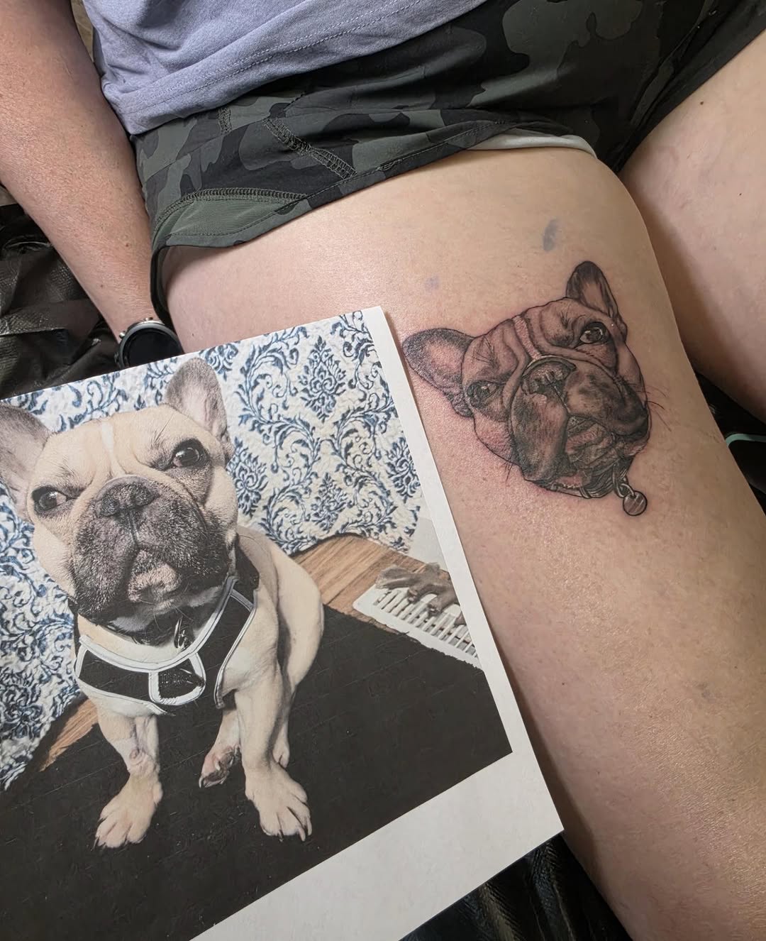 Tattoo by @shannongatesart — realism, black_and_grey