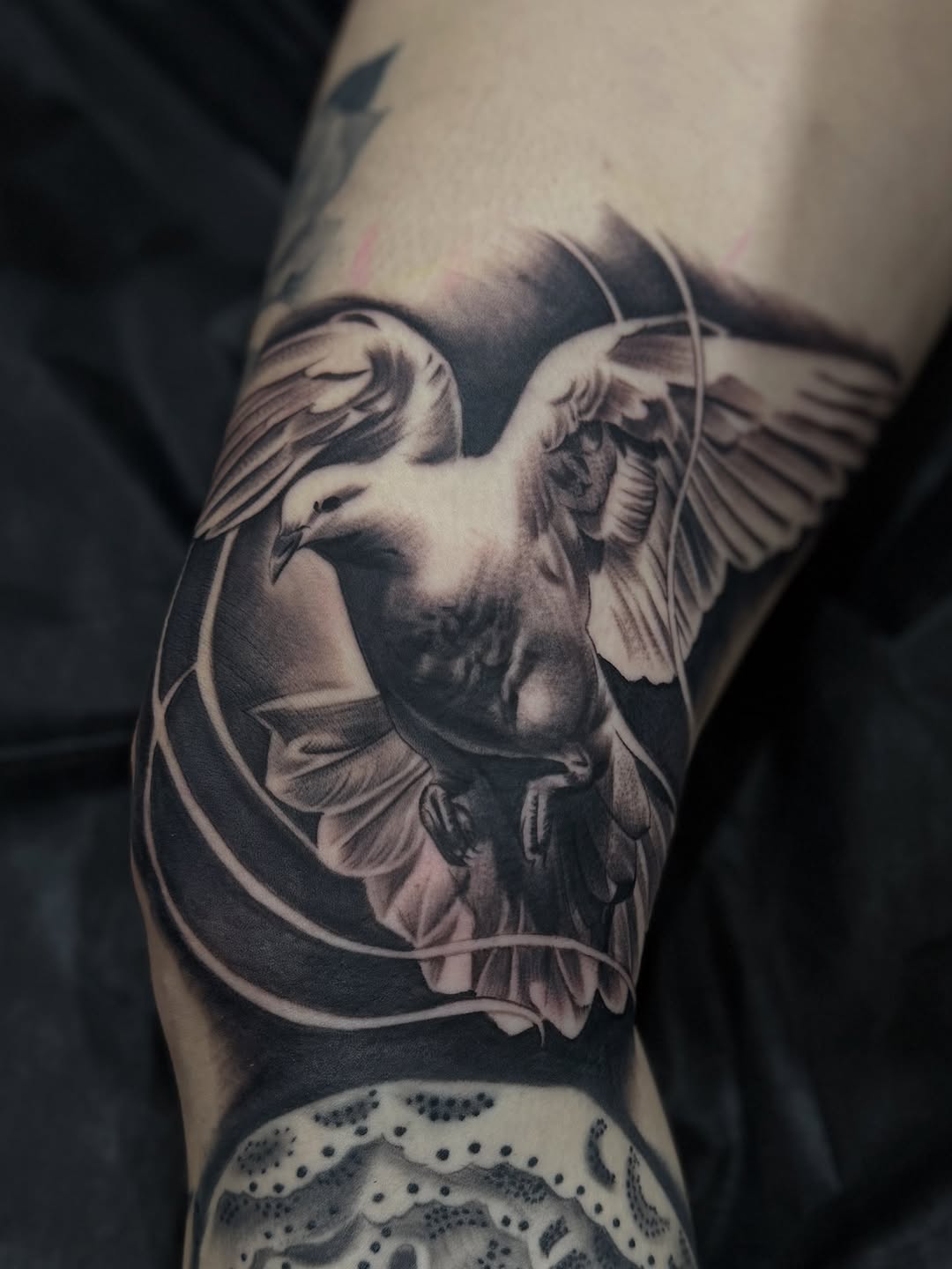 Tattoo by @tattoo_isaac562 โ realism, black_and_grey