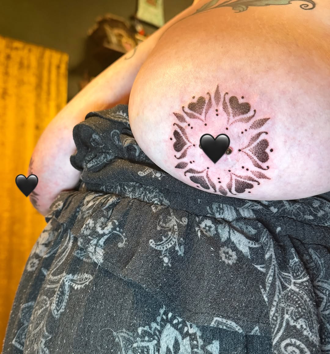 Tattoo by @mittzhell — dotwork, ornamental