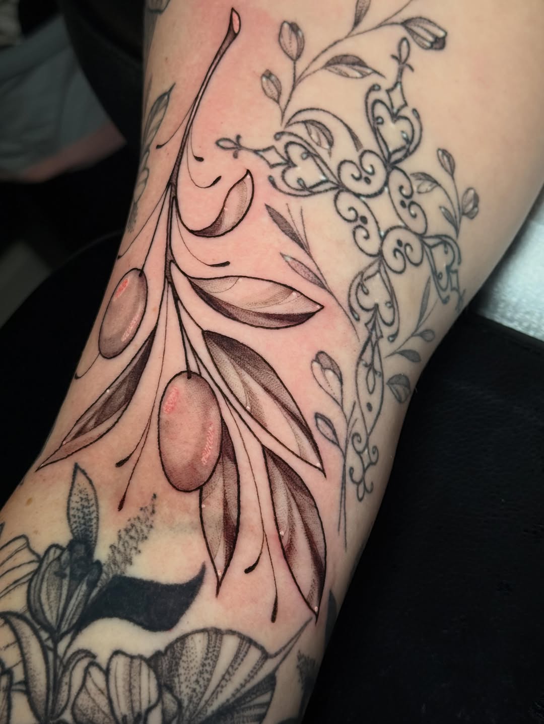Tattoo by @andyrose_tattoo — fine_line, black_and_grey