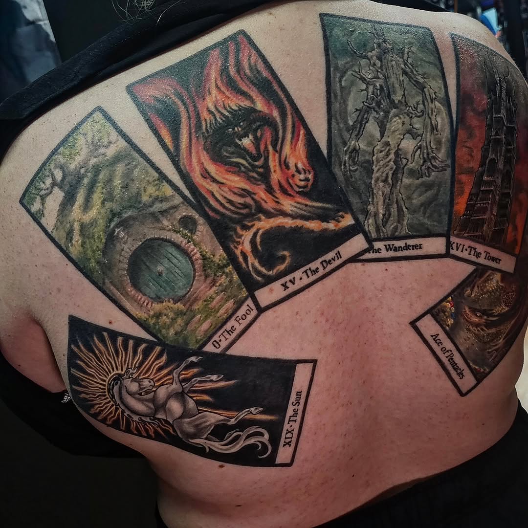 Tattoo by @omni.pleco — realism, trash_polka