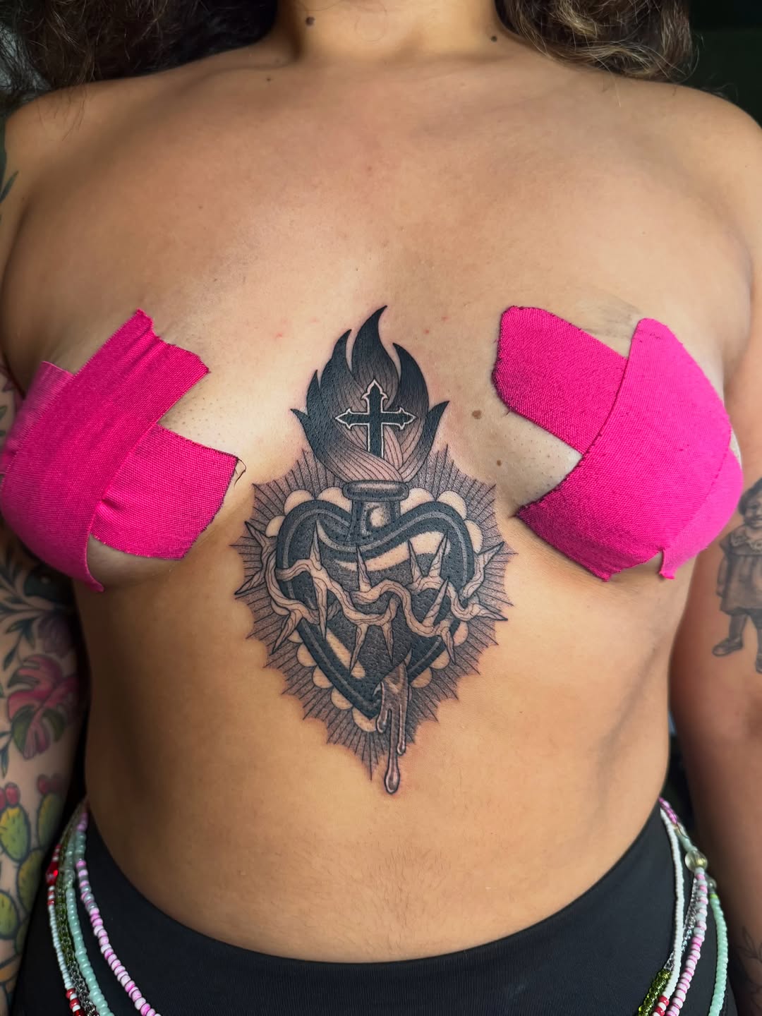 Tattoo by @tannerminocktattoos — black_and_grey, dark_realism