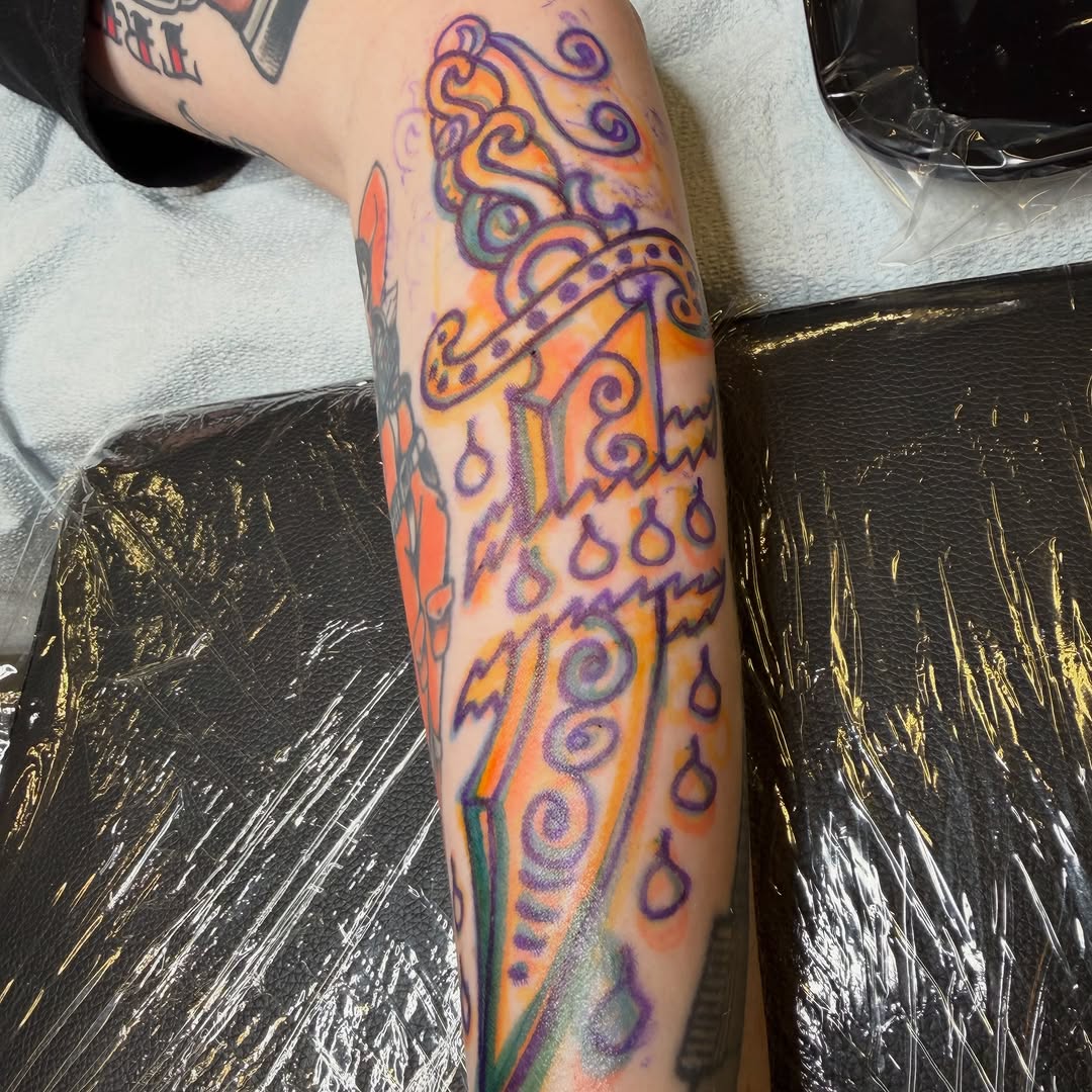 Tattoo by @rizzotattoos — trash_polka
