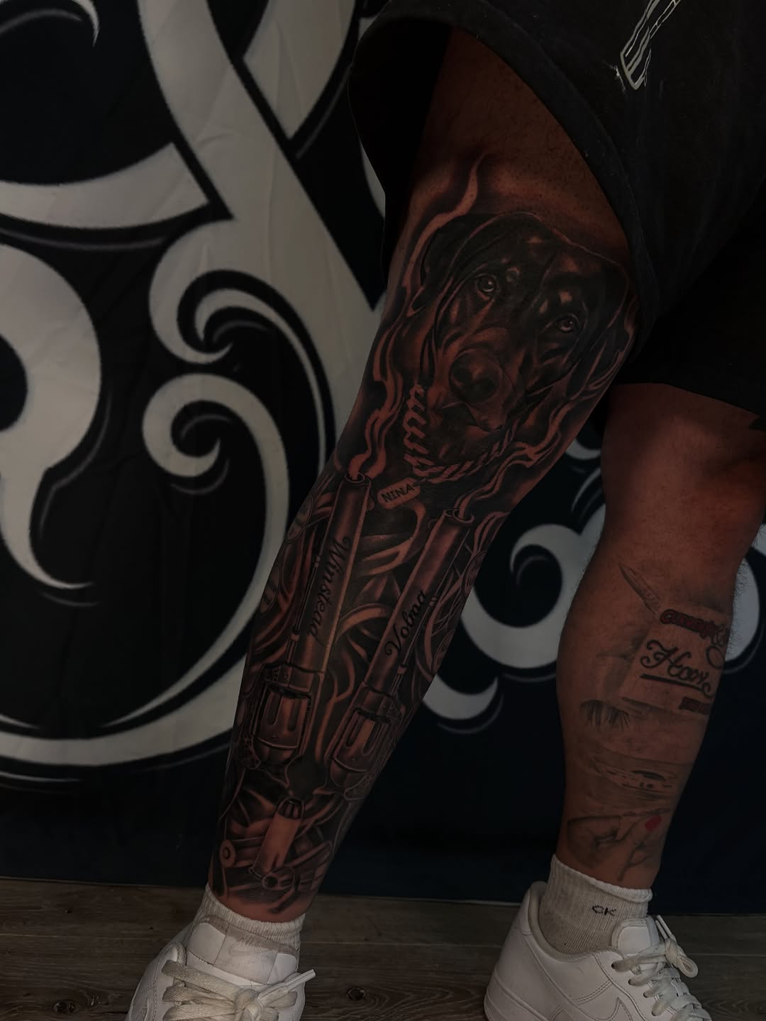 Tattoo by @deeloc_ink β realism, black_and_grey