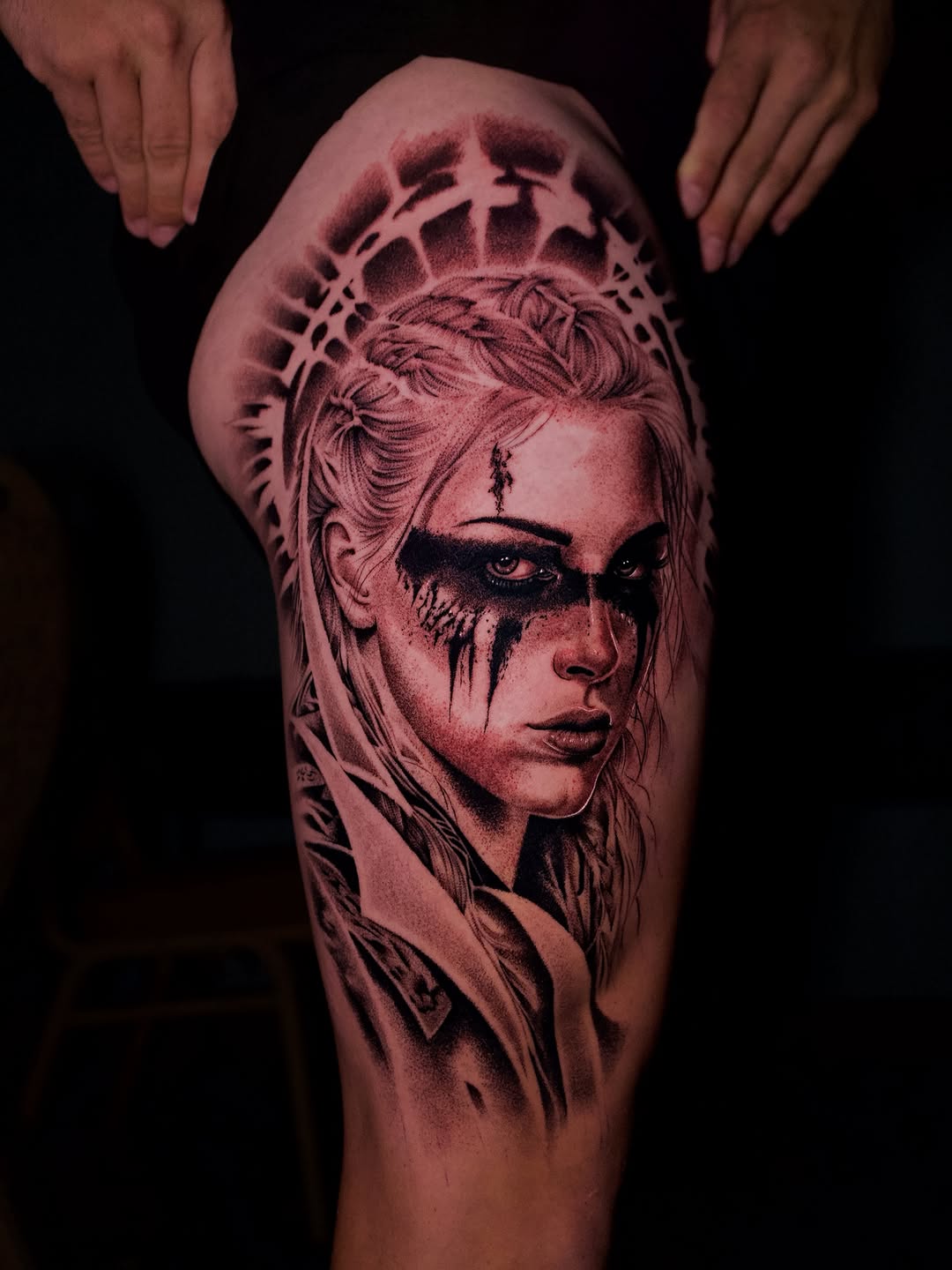 Tattoo by @estevez.ink — realism, black_and_grey