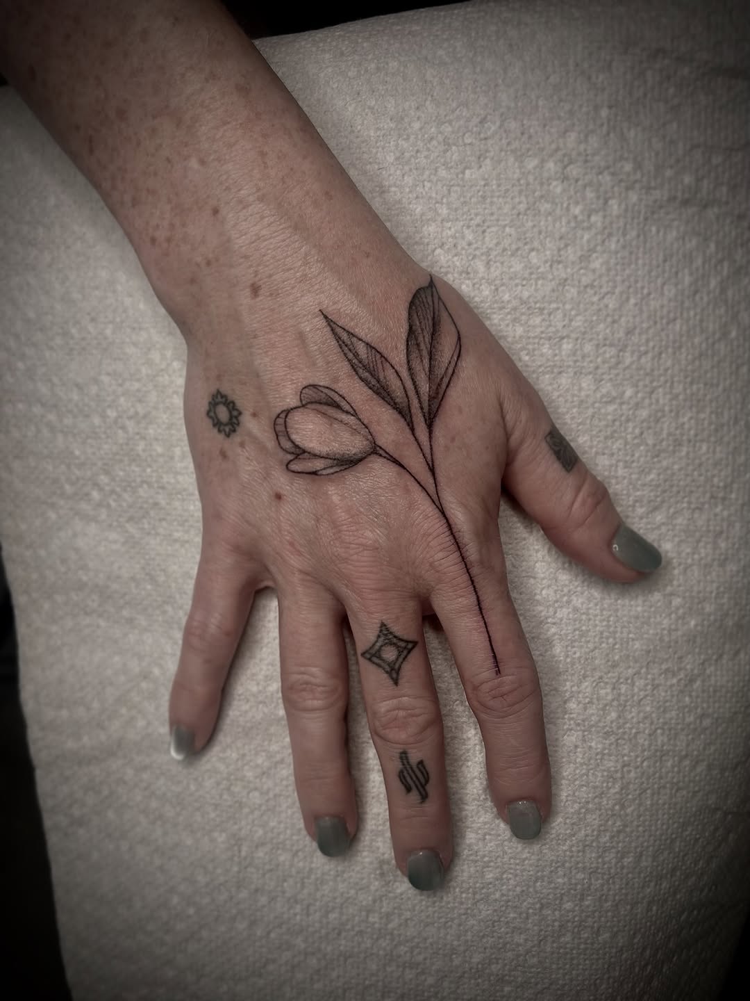 Tattoo by @ramsies — fine_line, black_and_grey