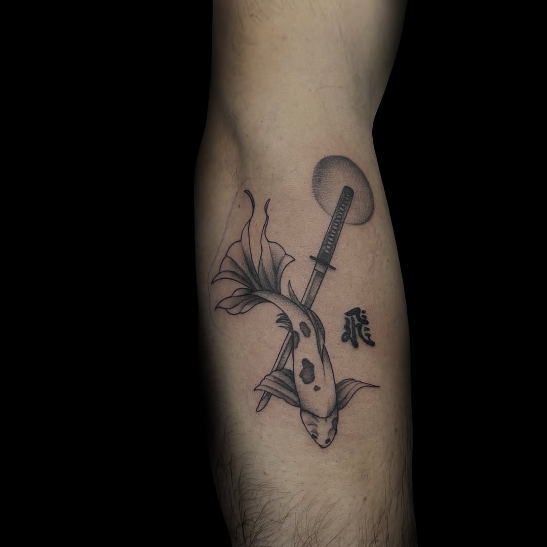 Tattoo by @lamour.tattoos — japanese_irezumi, black_and_grey
