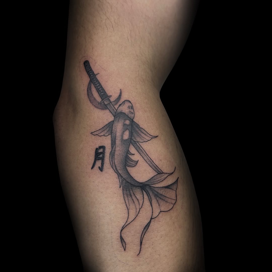 Tattoo by @lamour.tattoos — japanese_irezumi, black_and_grey