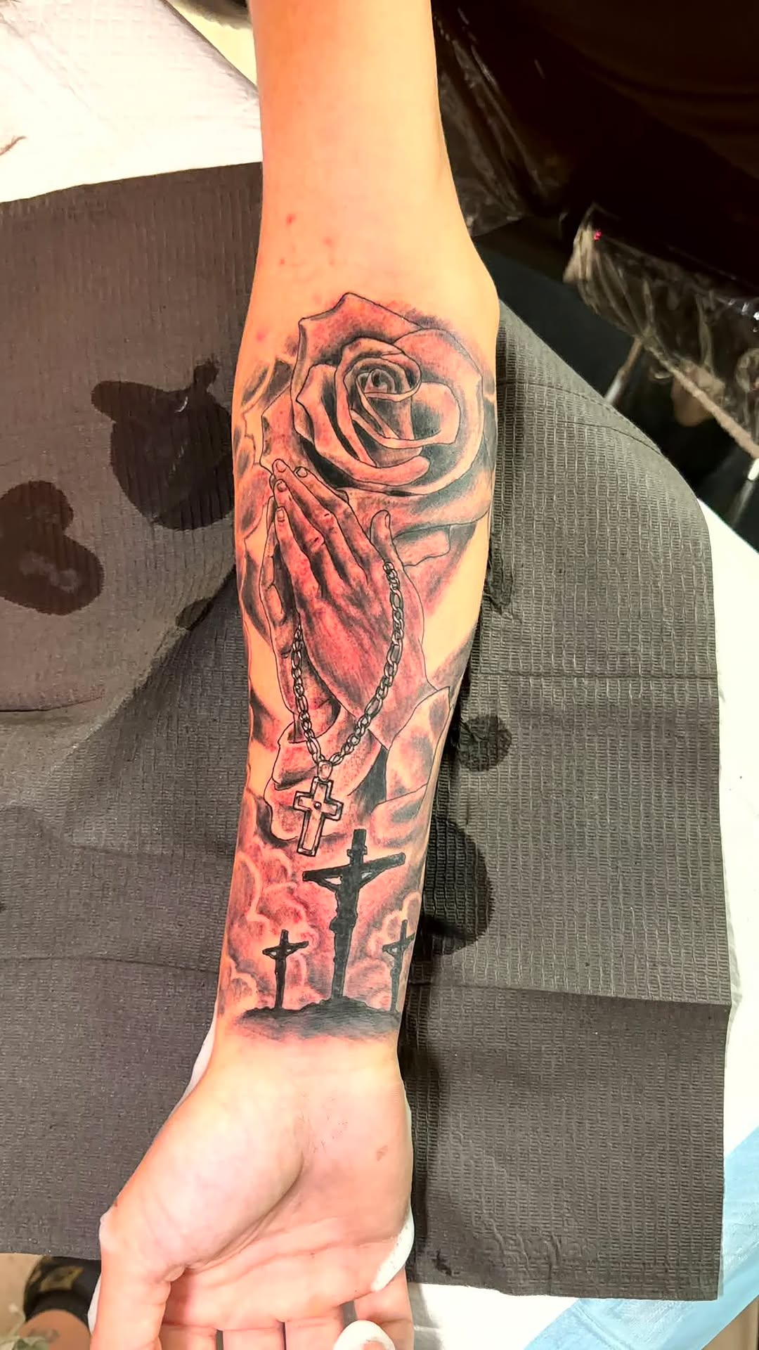 Tattoo by @catfishjimmytattoos — realism, black_and_grey