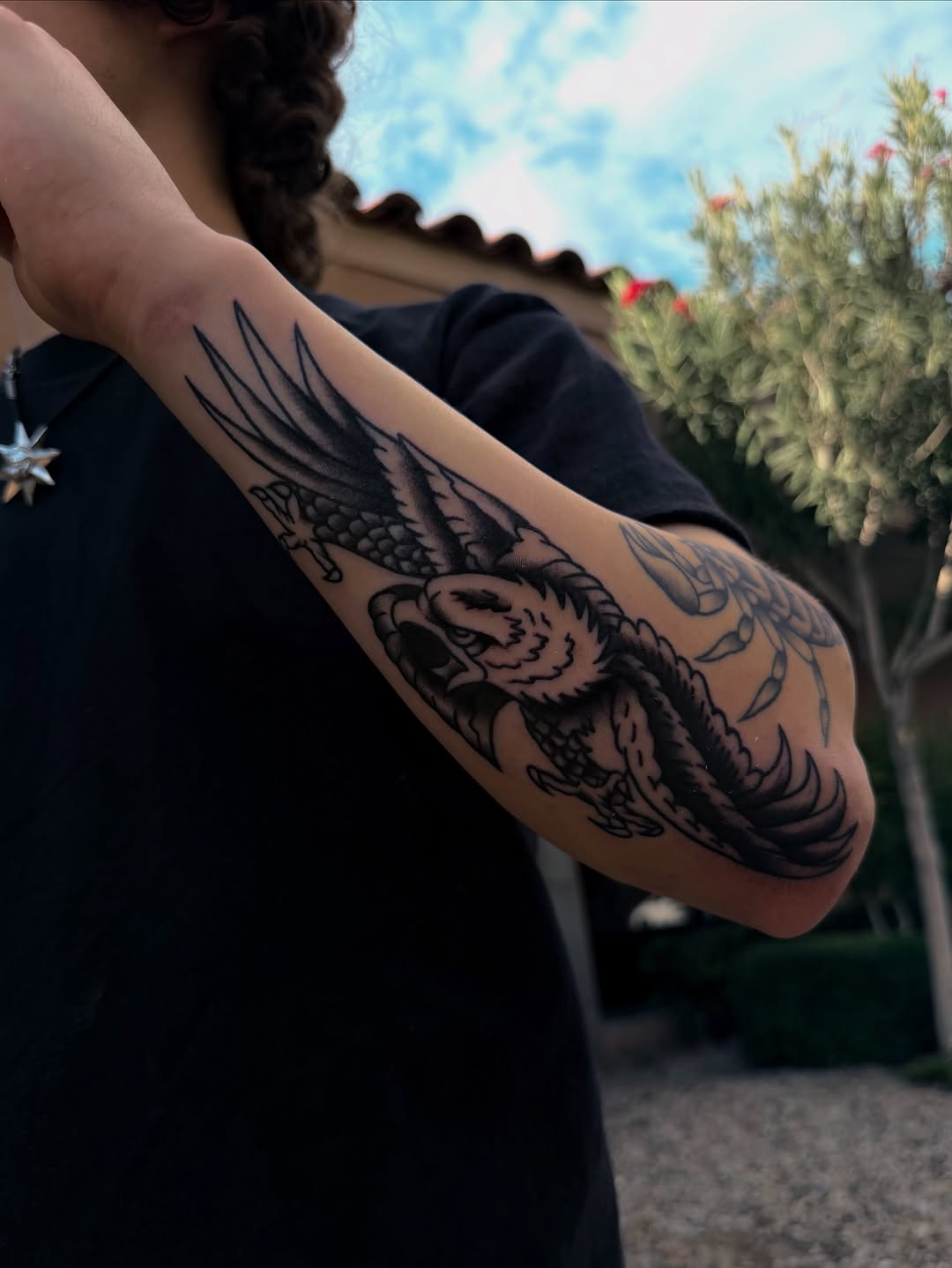 Tattoo by @nadiacallahan — american_traditional, black_and_grey
