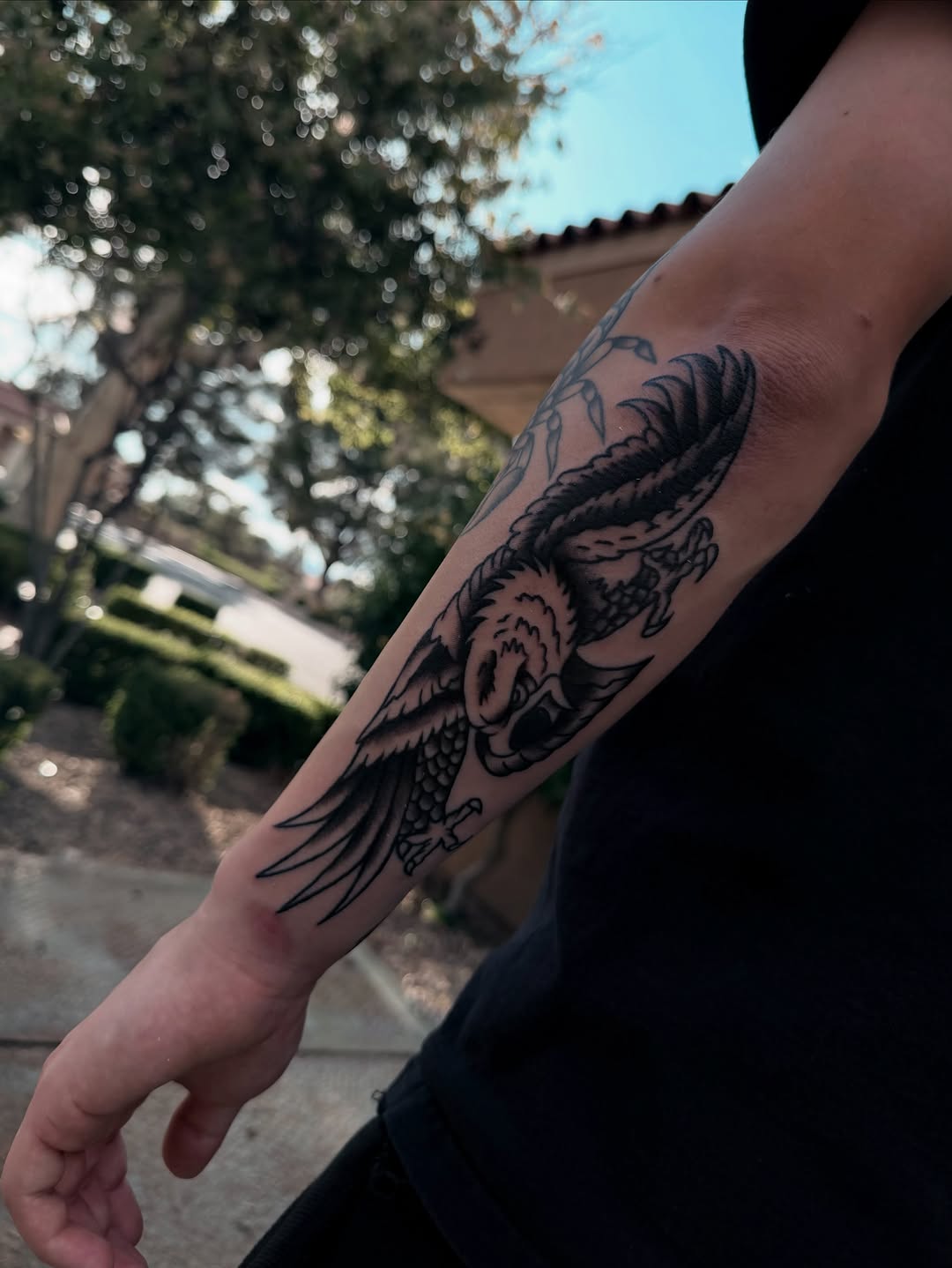 Tattoo by @nadiacallahan — american_traditional, black_and_grey