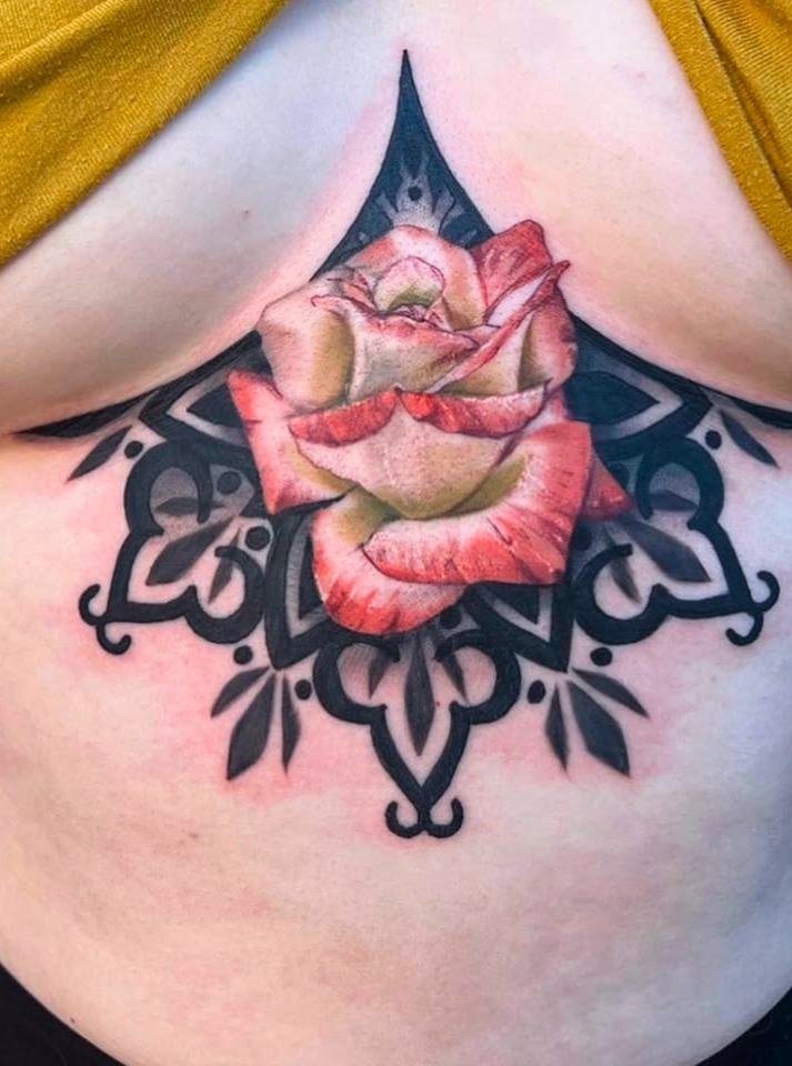 Tattoo by @mothteethart — realism, ornamental