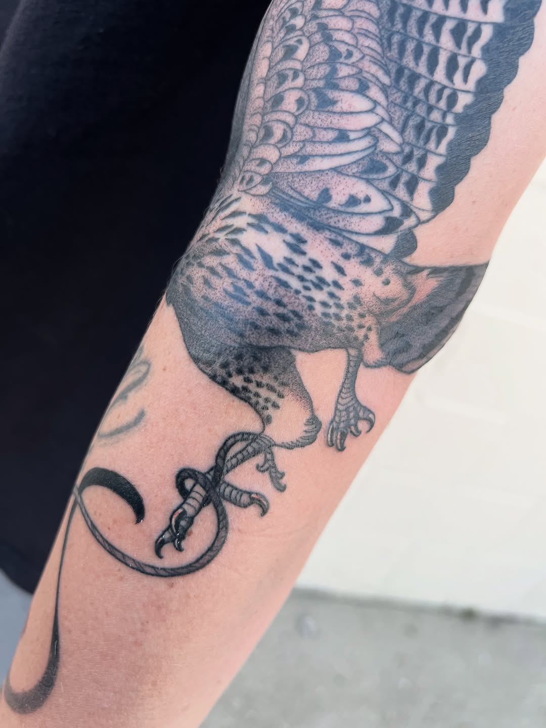 Tattoo by @moresoultattoo — realism, dotwork