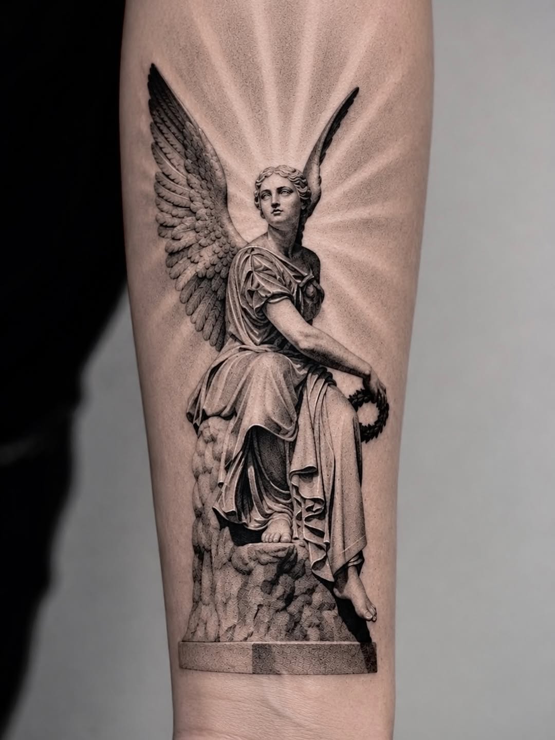 Tattoo by @calvintattoo โ realism, black_and_grey