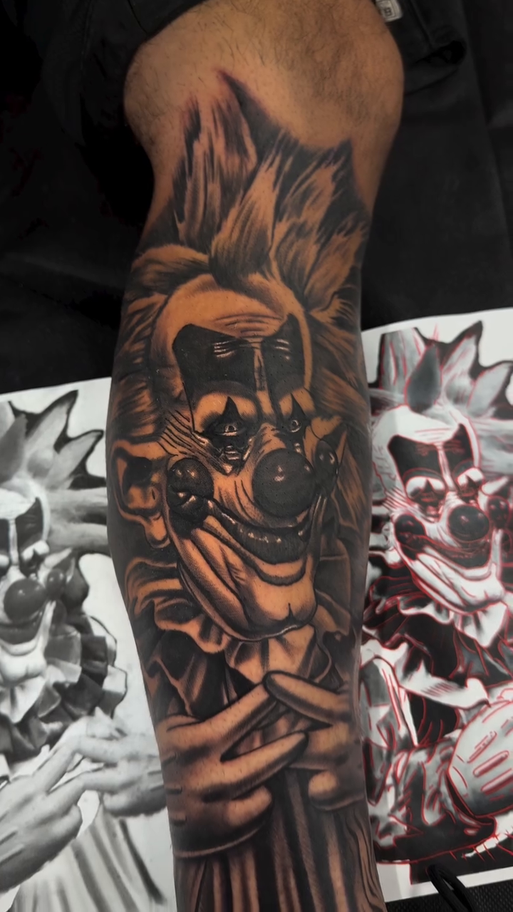 Tattoo by @oscarb_tattoos — dark_realism, black_and_grey