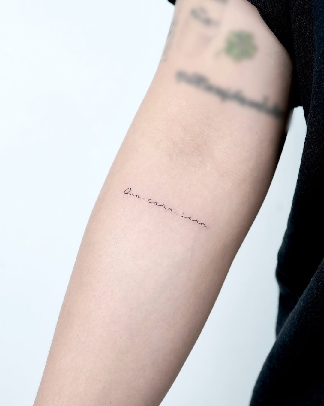 Tattoo by @ink.danu โ lettering_script, fine_line