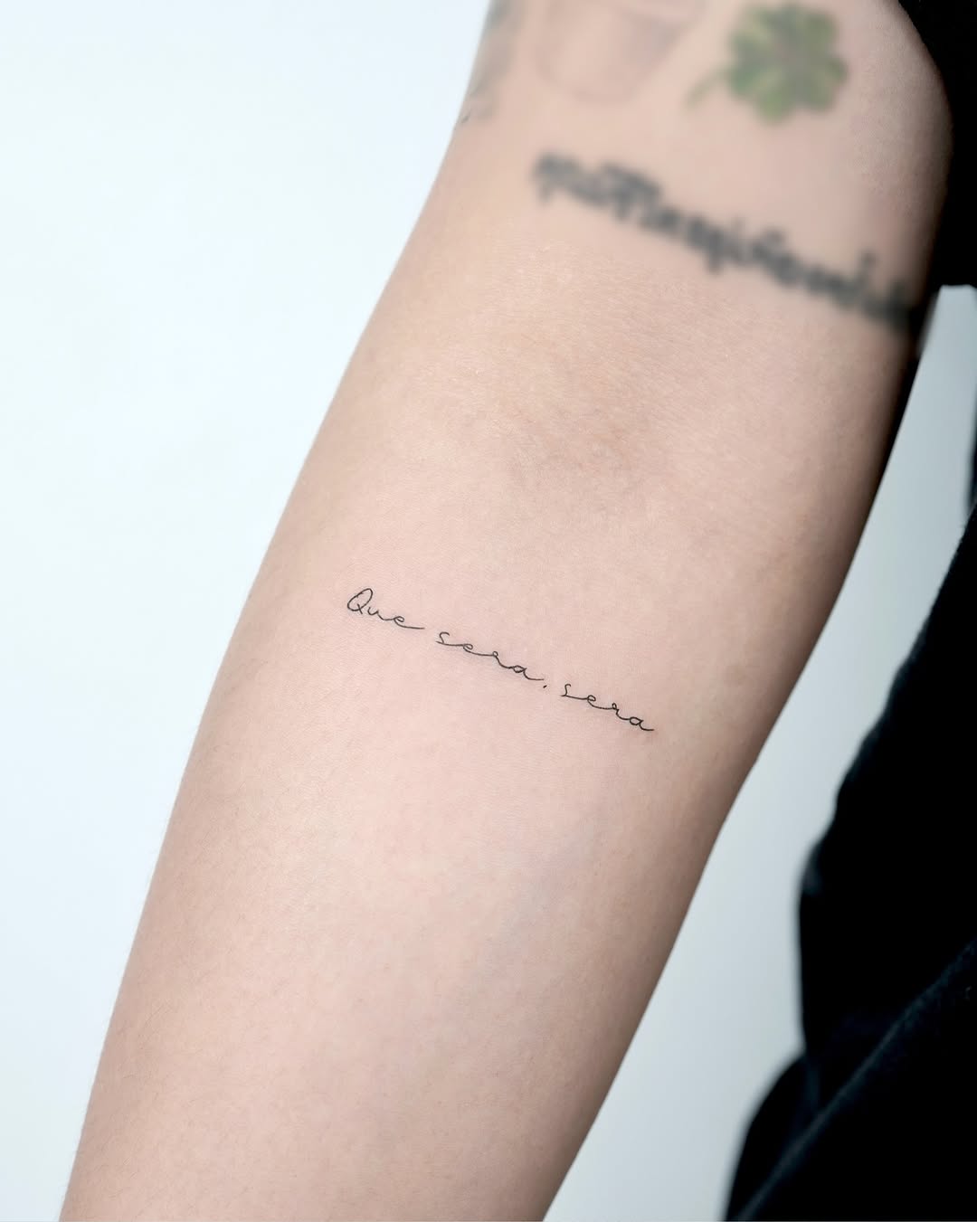 Tattoo by @ink.danu โ lettering_script, fine_line