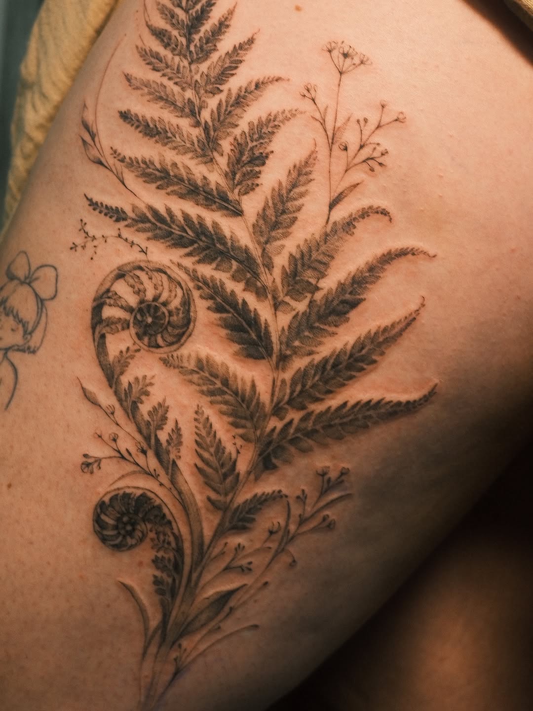 Tattoo by @inksby.thi โ fine_line, realism