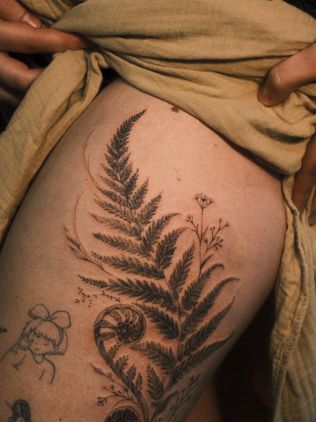 Tattoo by @inksby.thi โ black_and_grey, realism