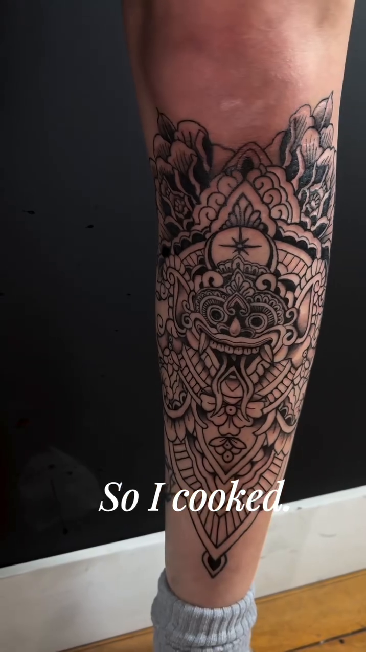 Tattoo by @poke.muse — geometric, ornamental