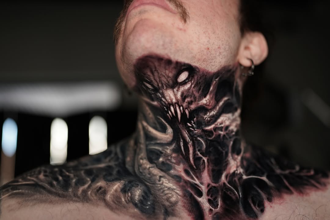 Tattoo by @david.jorquera β dark_realism, blackwork