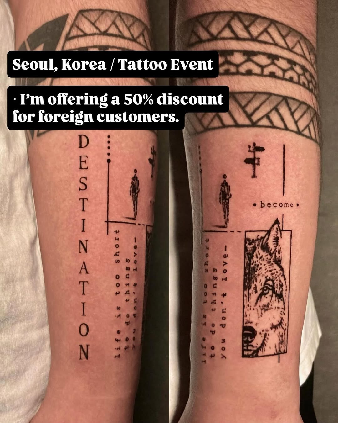 Tattoo by @moom_tattoo โ lettering_script, fine_line