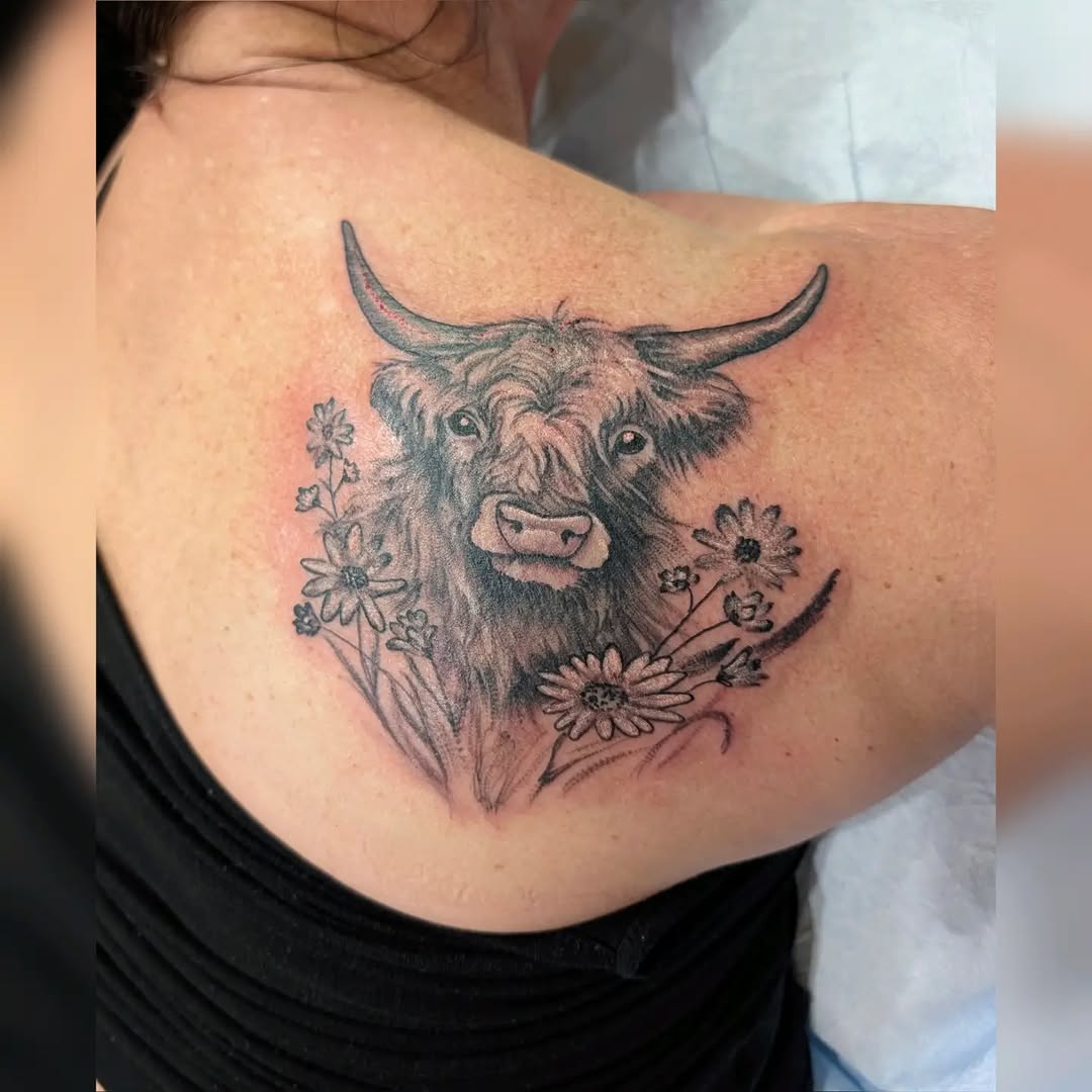Tattoo by @j9ladylucktattoo — realism, black_and_grey