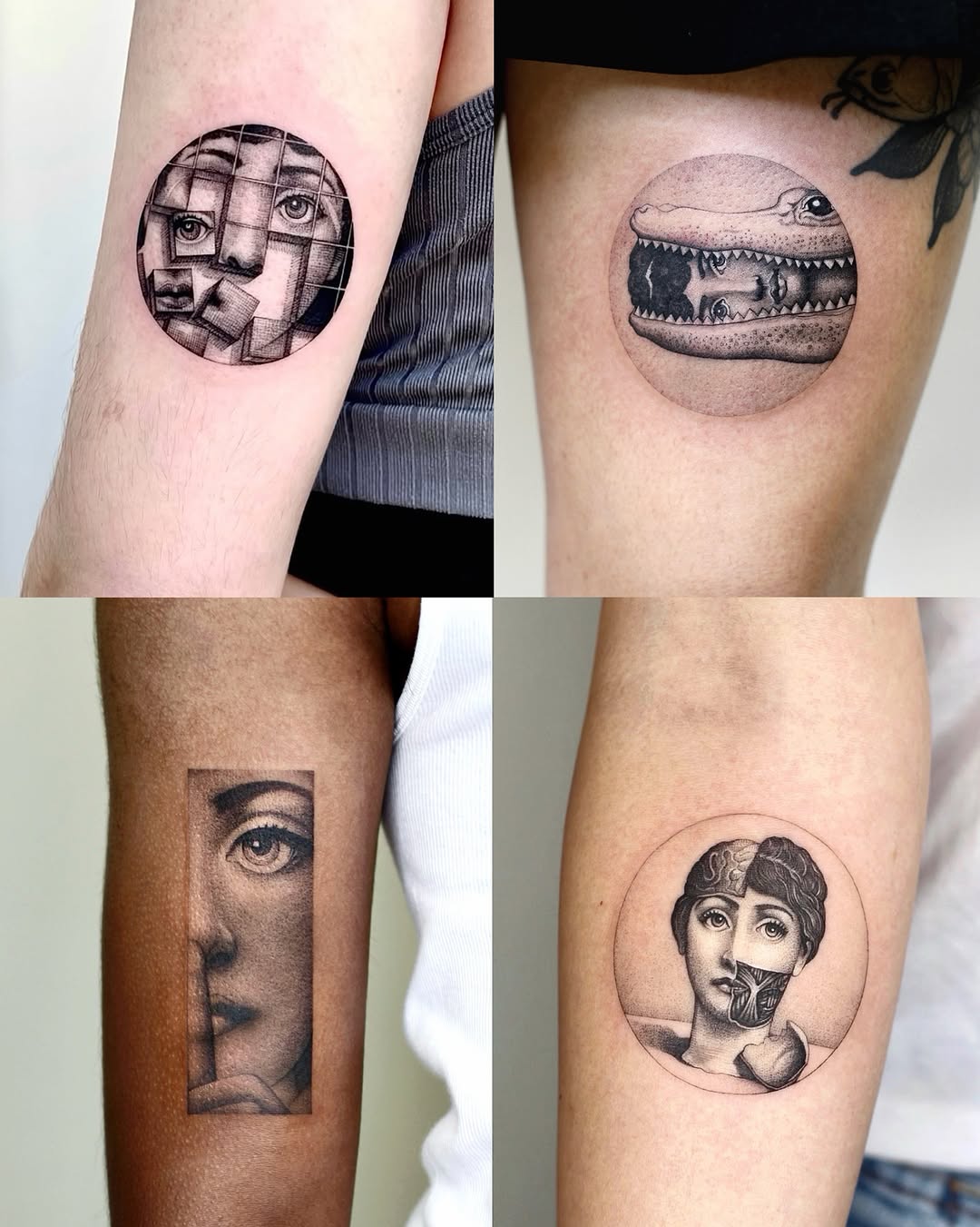 Tattoo by @linsey_tattooer β realism, black_and_grey