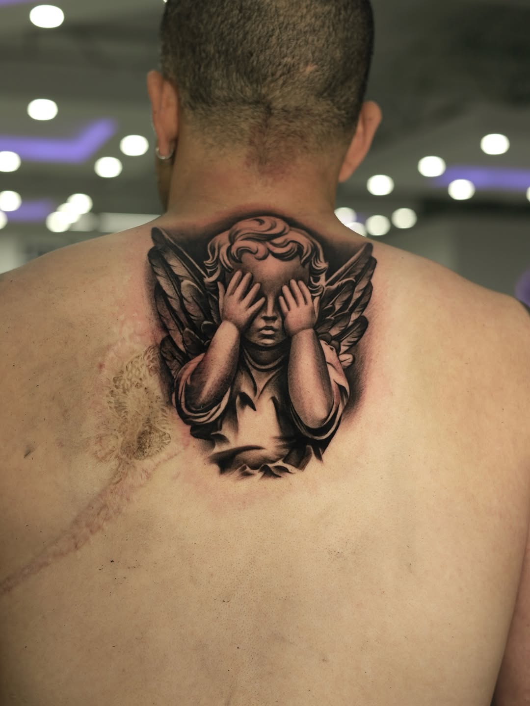 Tattoo by @lys__ink — black_and_grey, realism