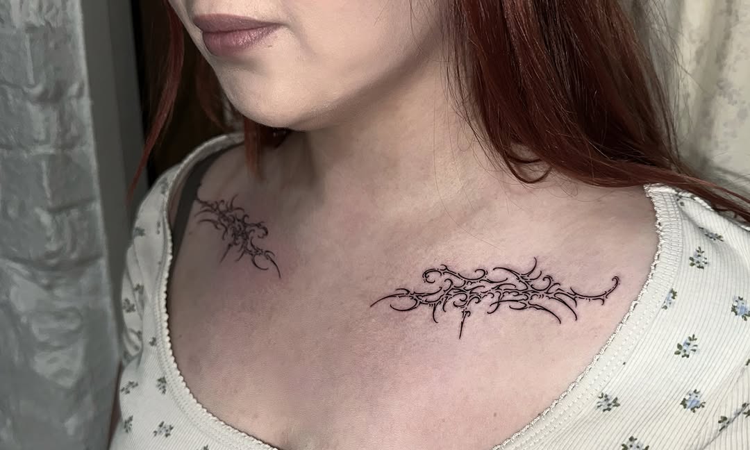 Tattoo by @kamio.ttt — fine_line, ornamental