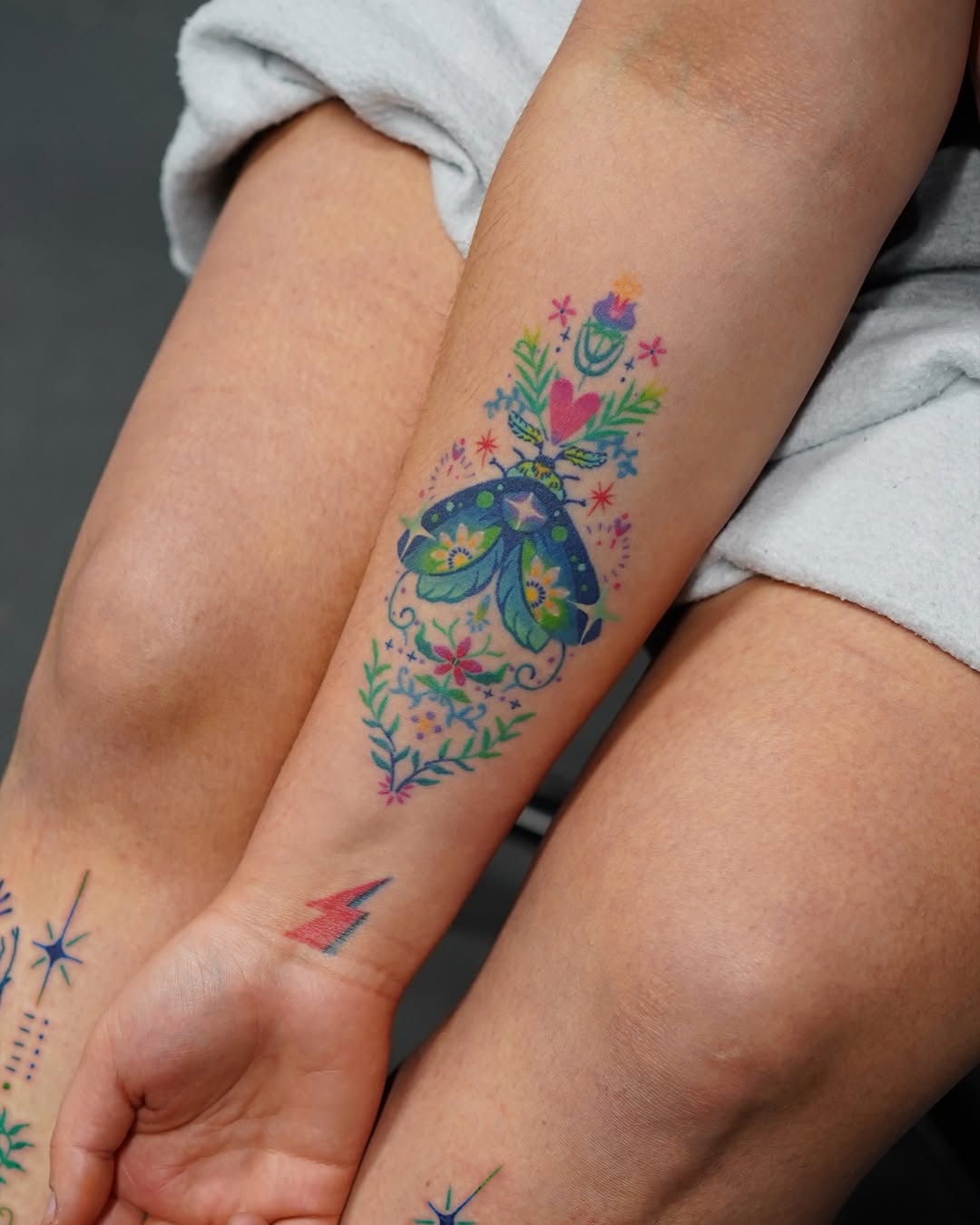 Tattoo by @keemee.keemee — illustrative, watercolor