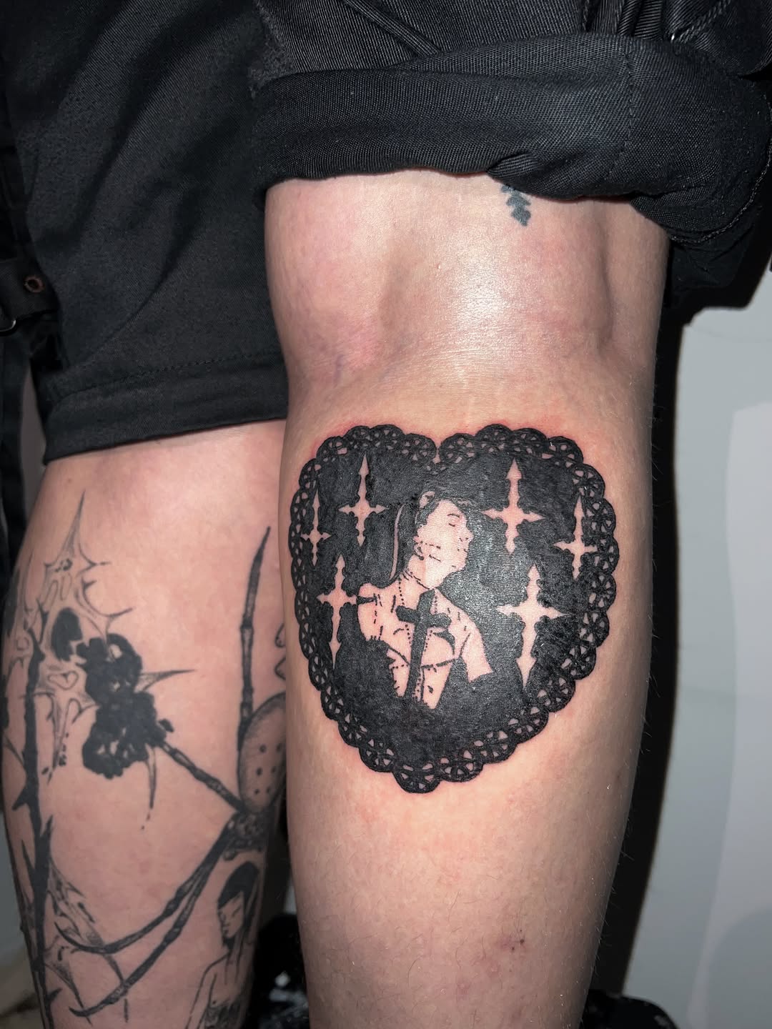 Tattoo by @666umbra.ttt — blackwork, illustrative