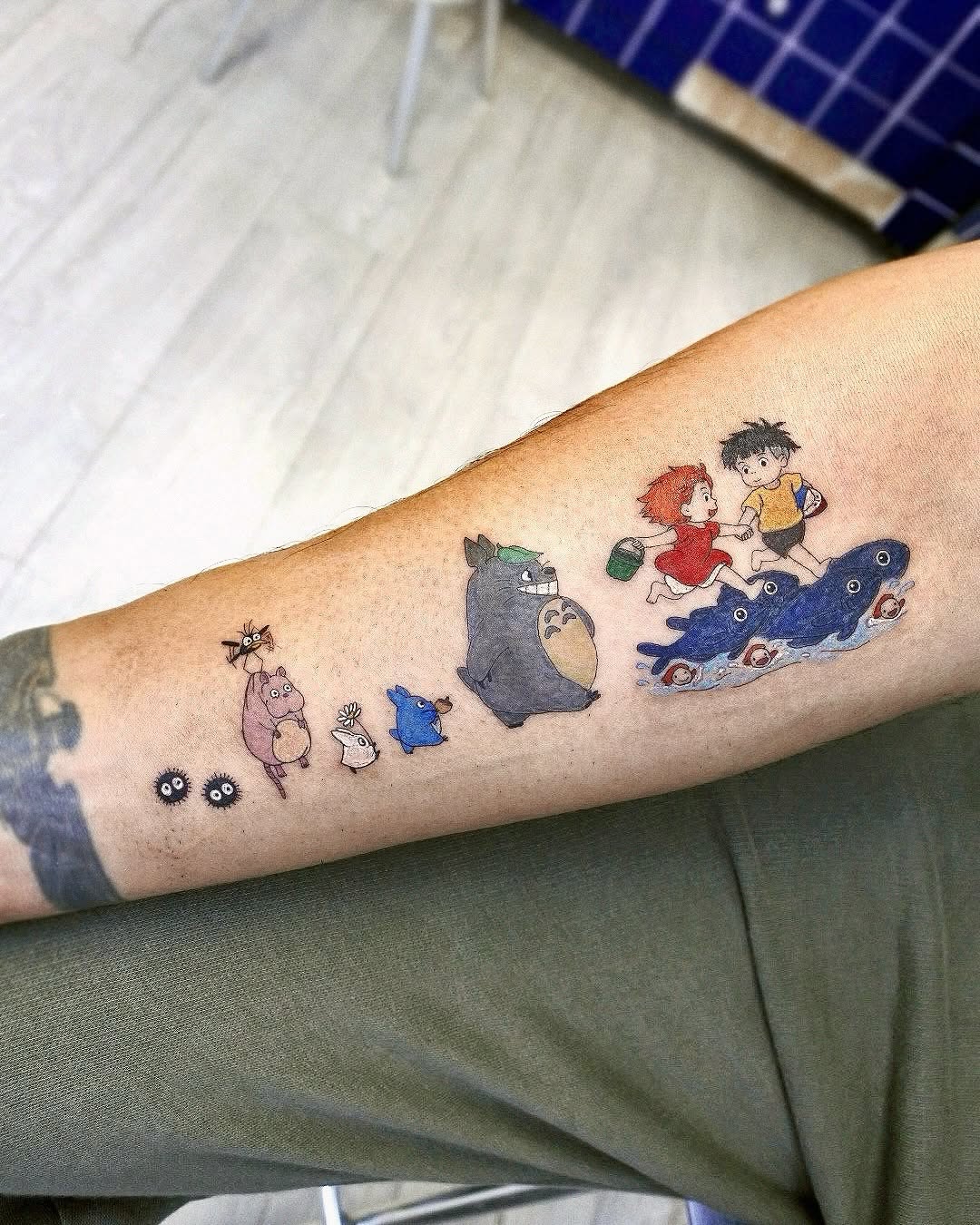 Tattoo by @broccoli_tattooer — anime