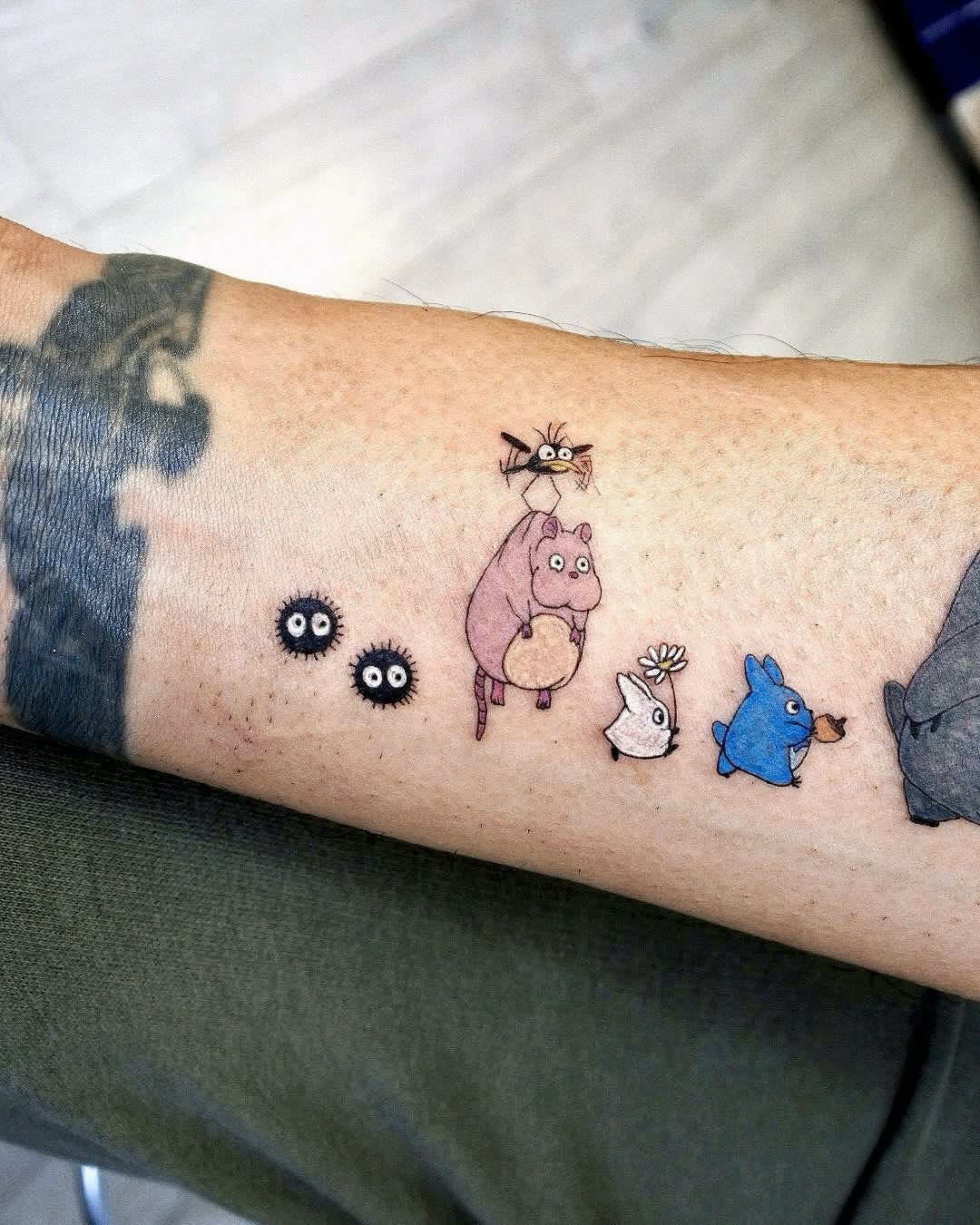 Tattoo by @broccoli_tattooer — anime