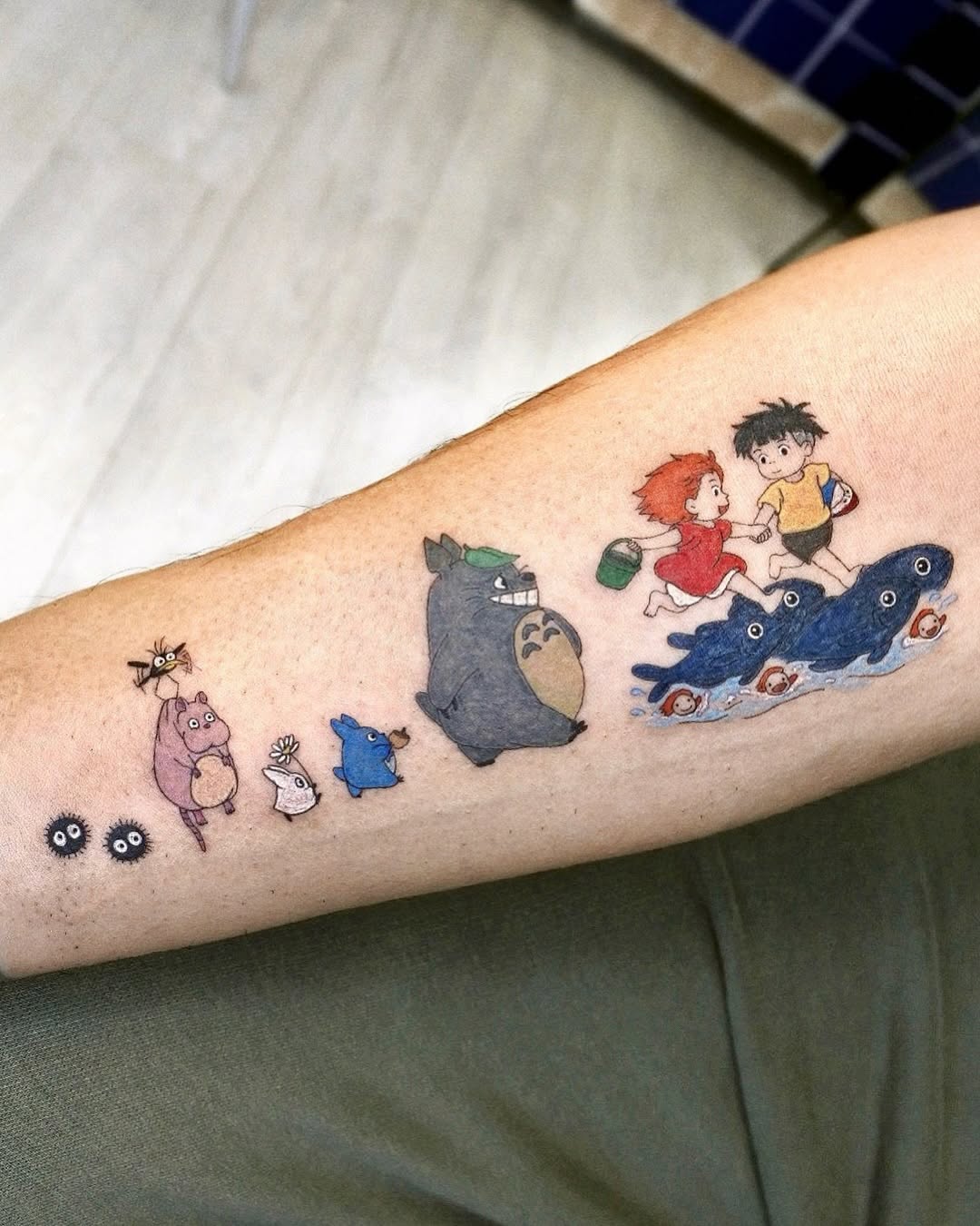 Tattoo by @broccoli_tattooer — anime