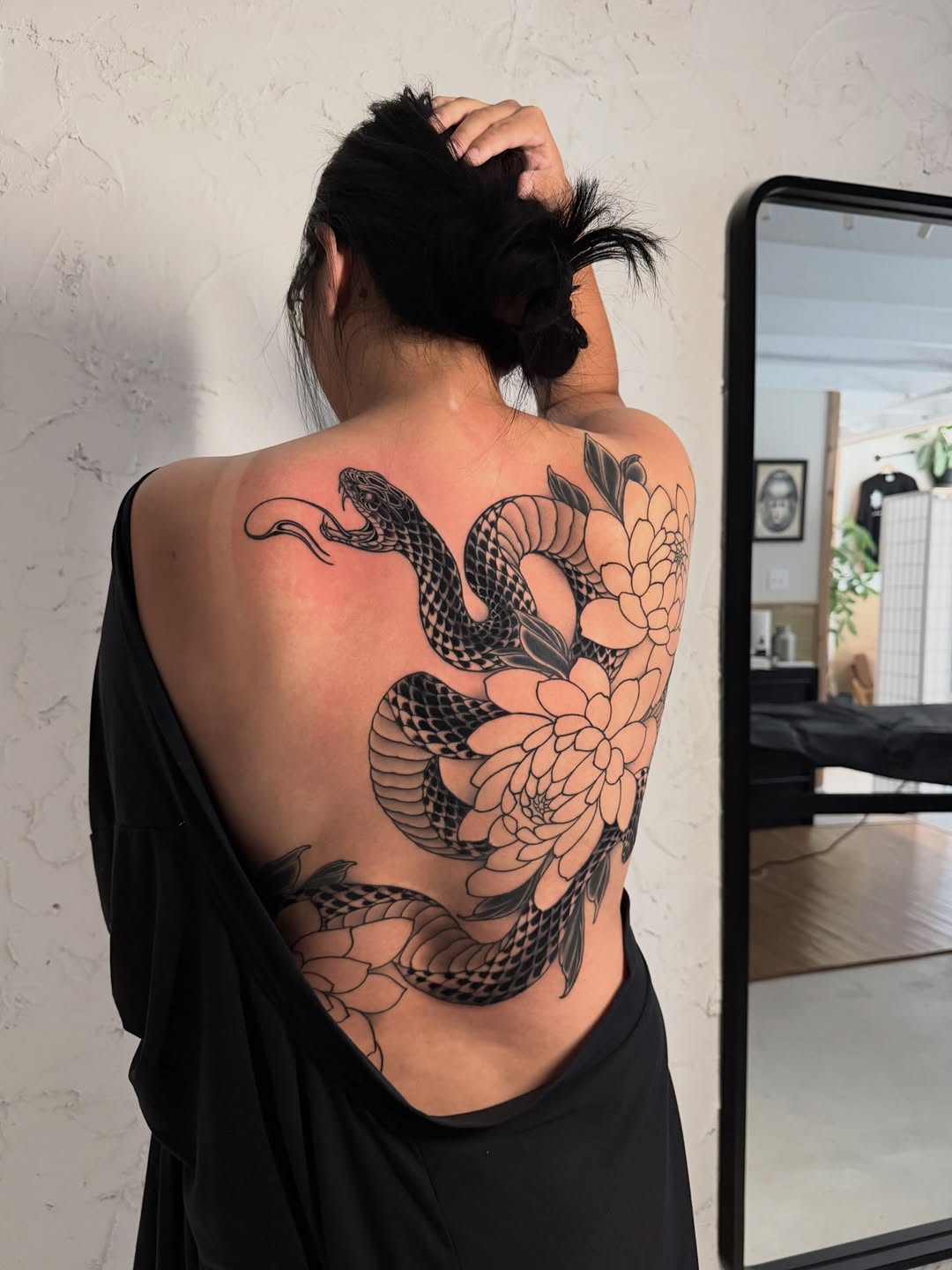 Tattoo by @henrytattoos — japanese_irezumi, black_and_grey