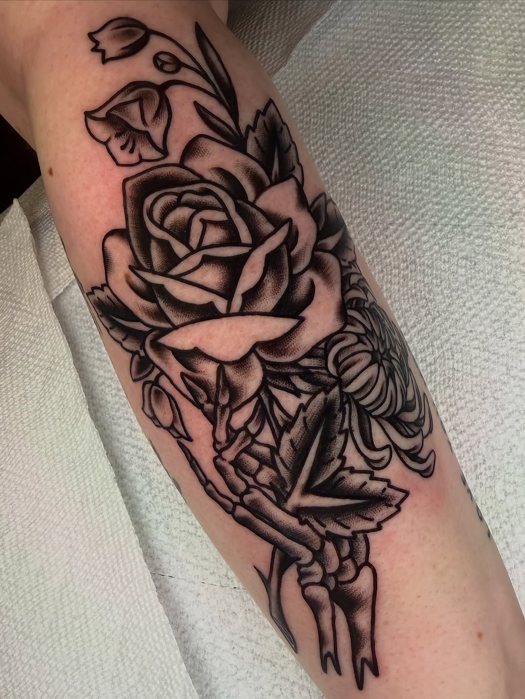 Tattoo by @tattoosbysav — black_and_grey, dark_realism