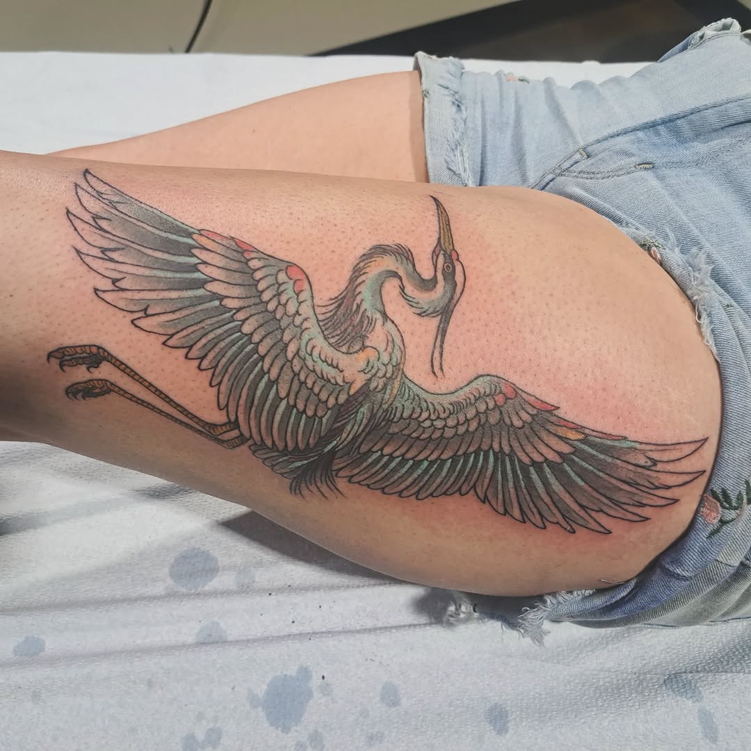 Tattoo by @birdshizzel — japanese_irezumi, realism