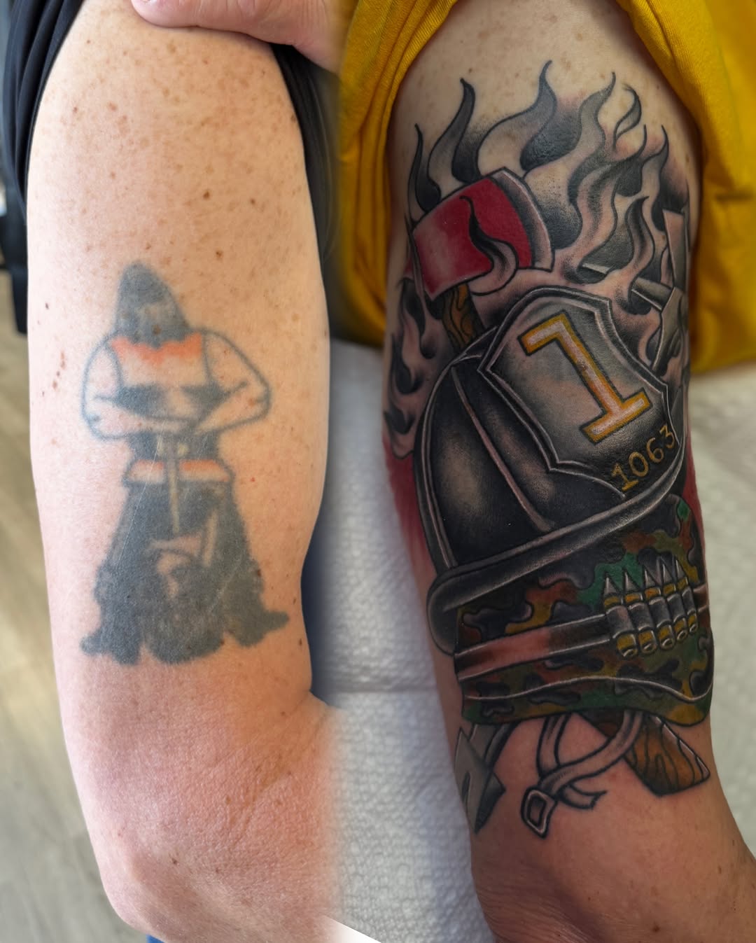 Tattoo by @preston.tattoos — realism, black_and_grey