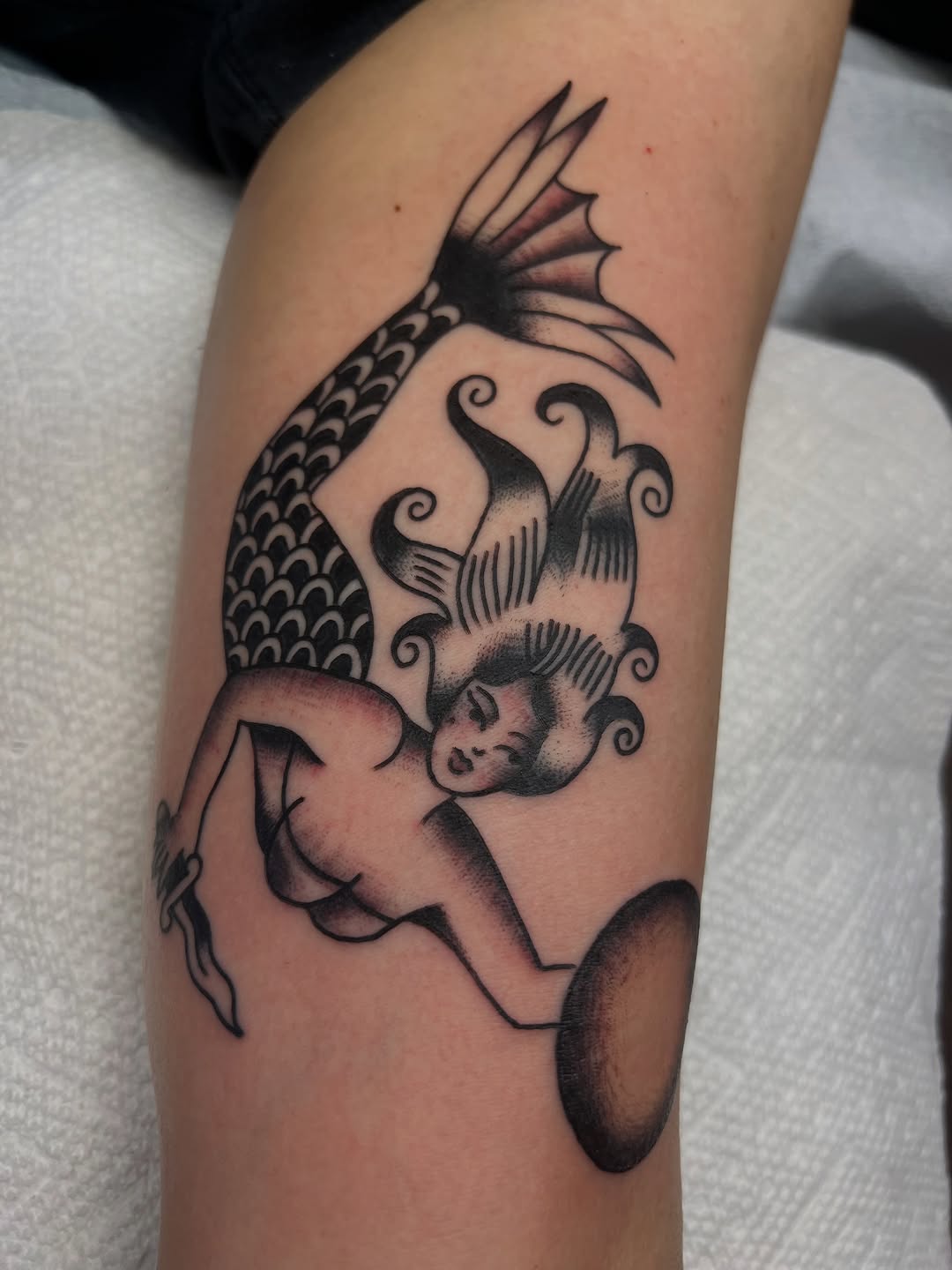 Tattoo by @bones_tattooer — american_traditional, black_and_grey