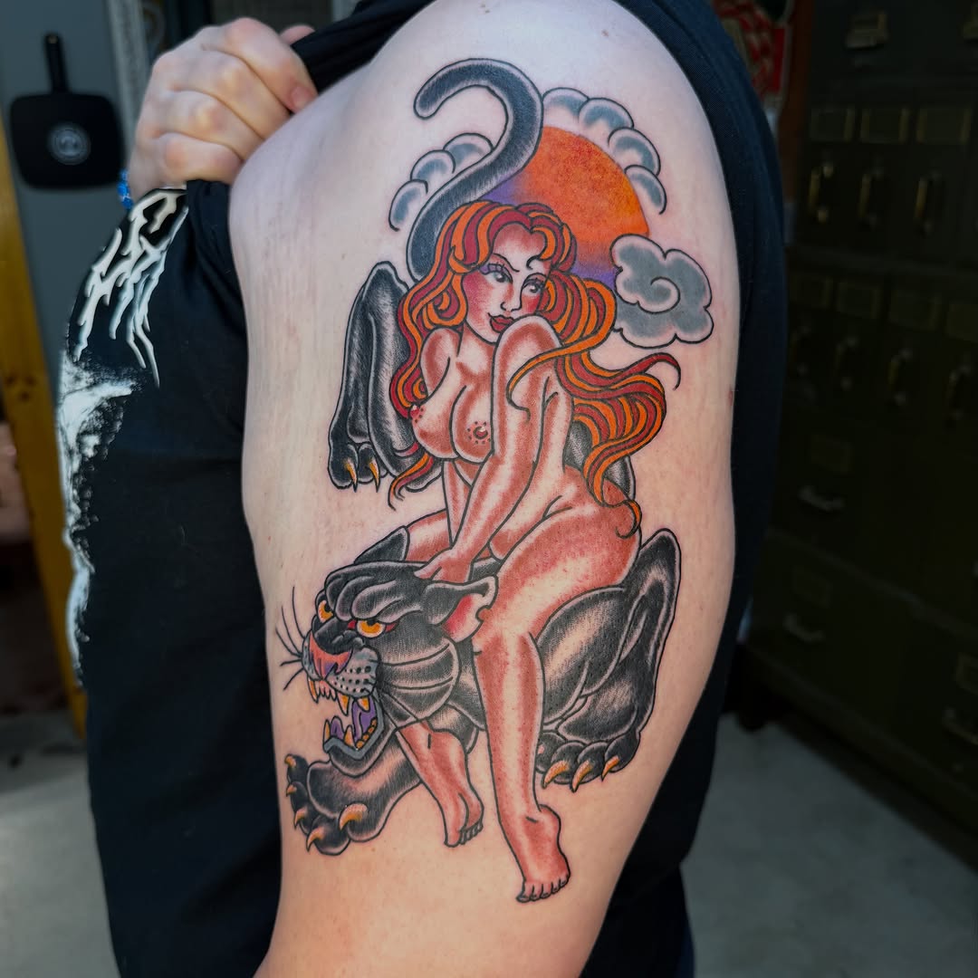 Tattoo by @spencerecoco — american_traditional, neo_traditional